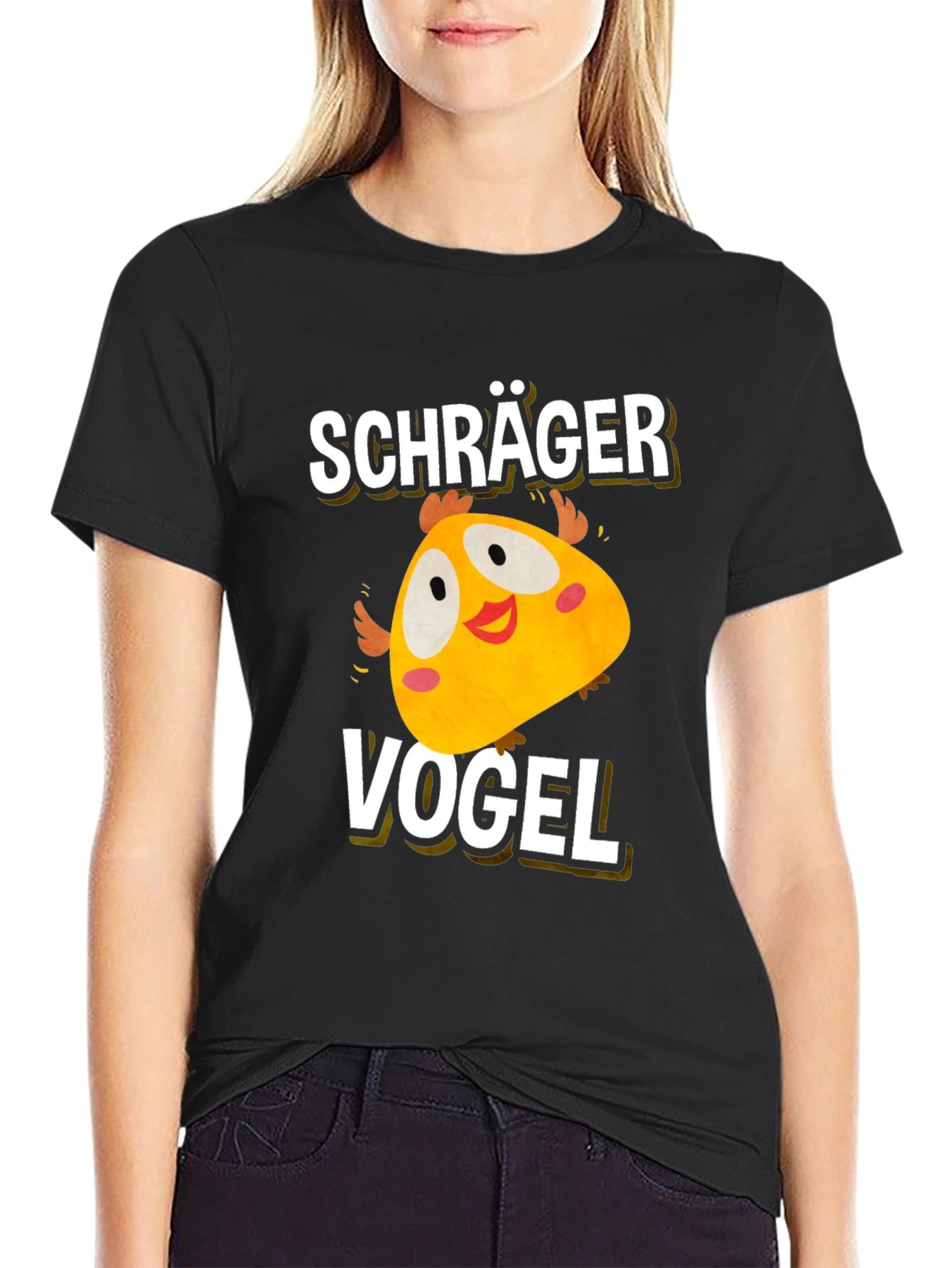 Schräger Vogel Funny Bird Graphic Tee
