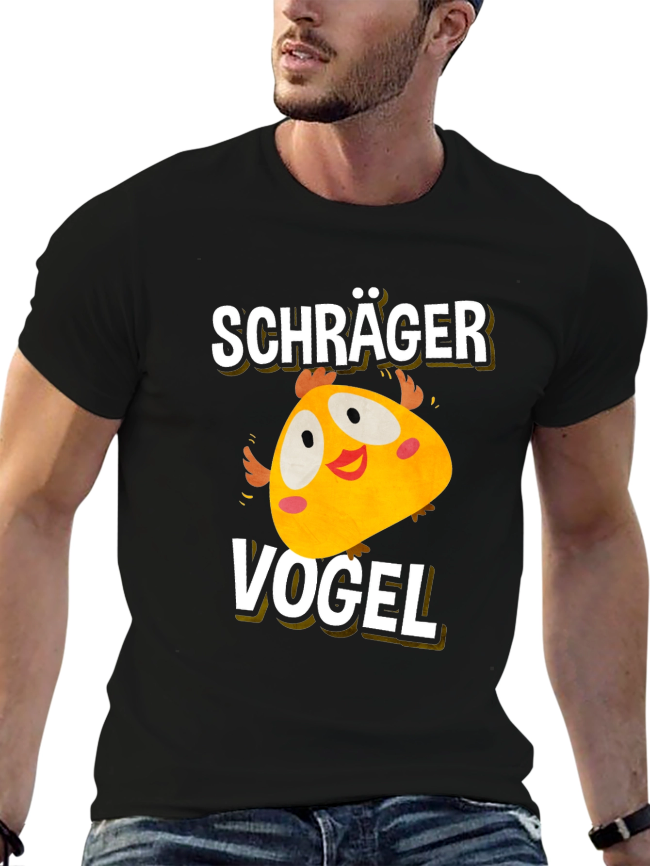 Schräger Vogel Funny Bird Graphic Tee
