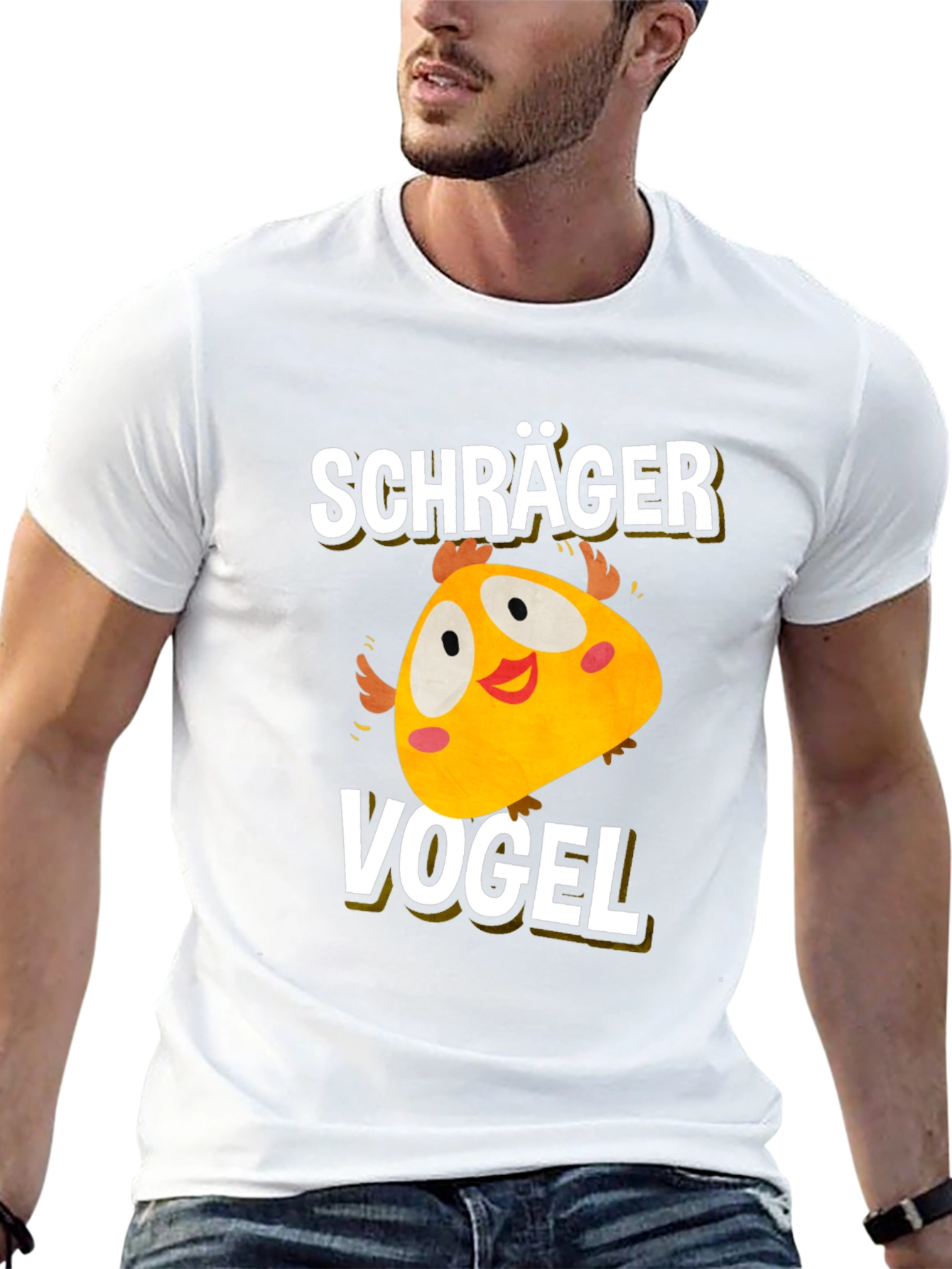 Schräger Vogel Funny Bird Graphic Tee