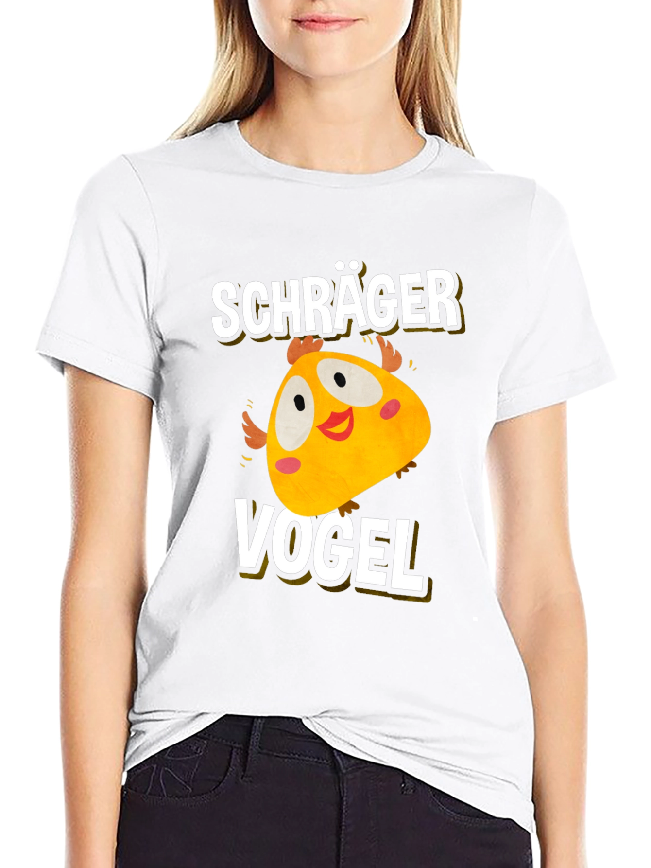 Schräger Vogel Funny Bird Graphic Tee