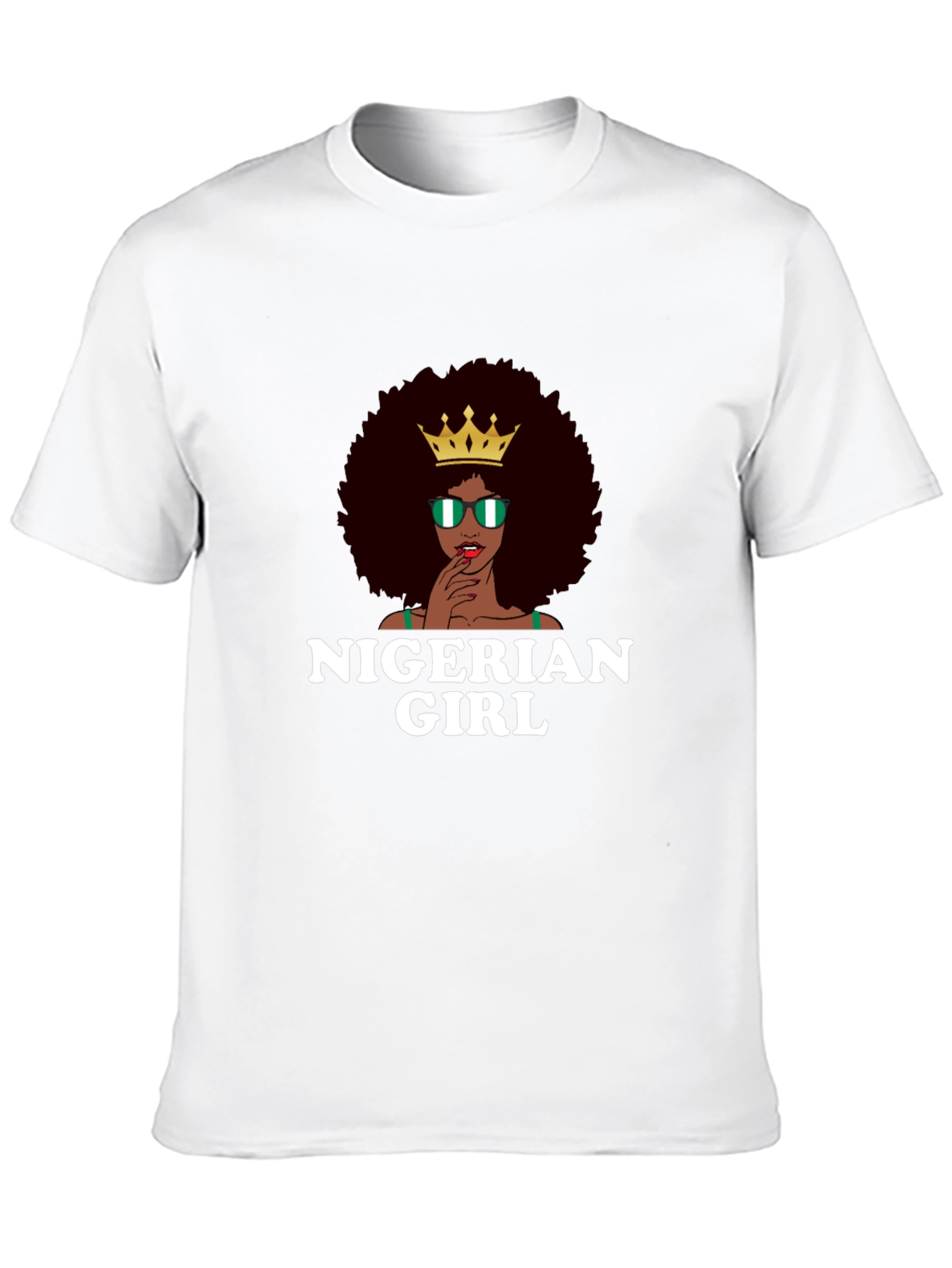 Nigerian Girl T-Shirt - Afro Queen Tee