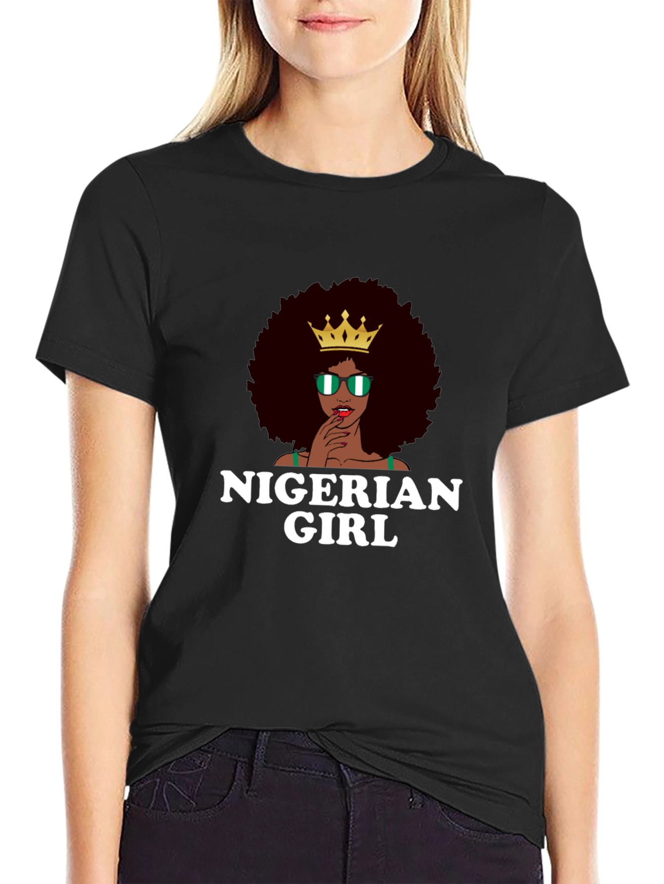 Nigerian Girl T-Shirt - Afro Queen Tee