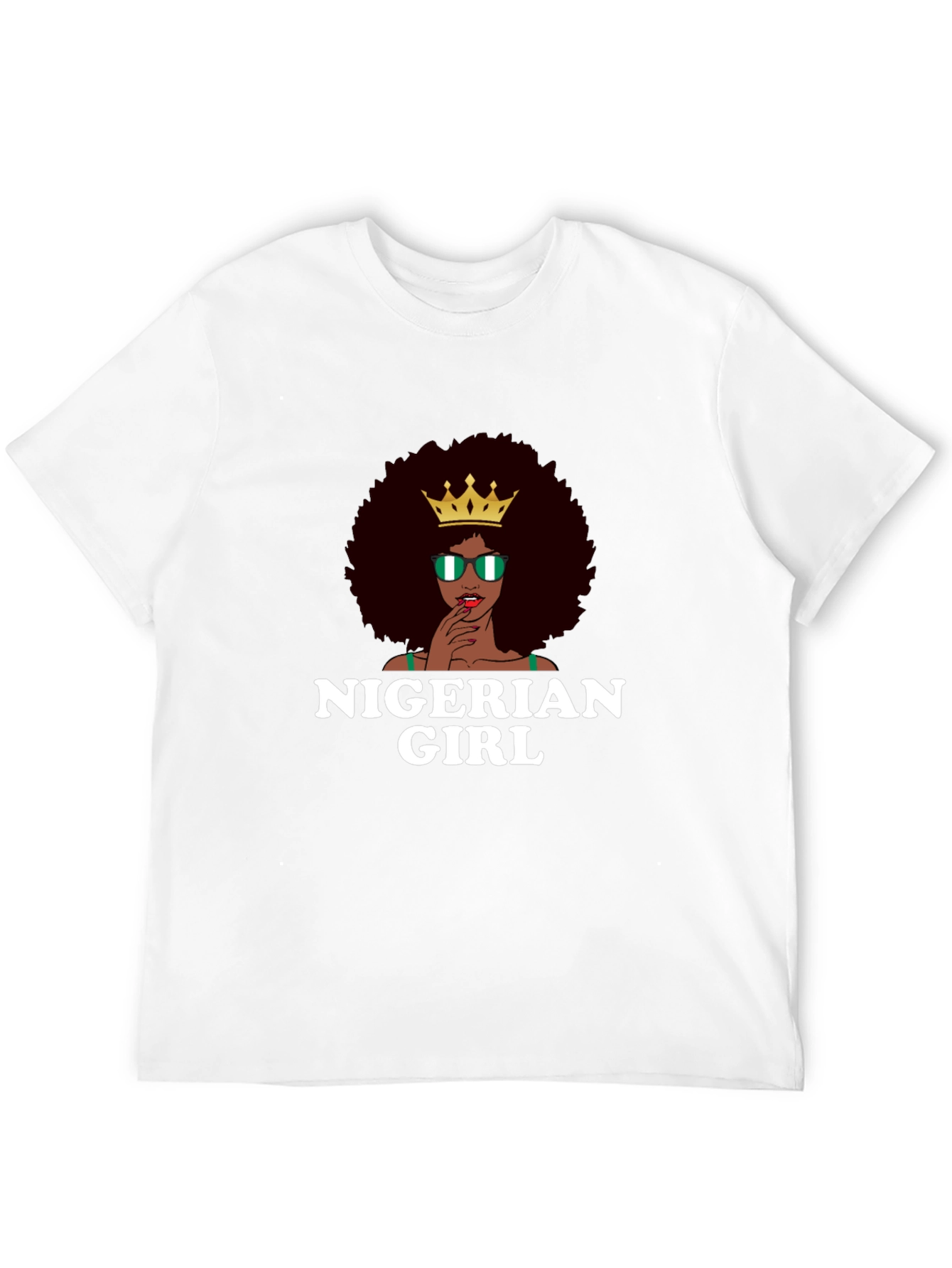 Nigerian Girl T-Shirt - Afro Queen Tee