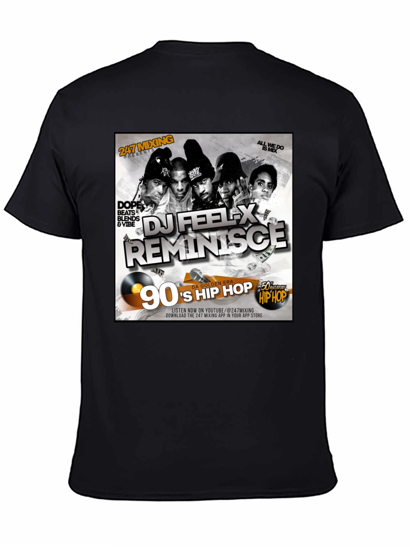 DJ Feel-X 90s Hip Hop T-Shirt