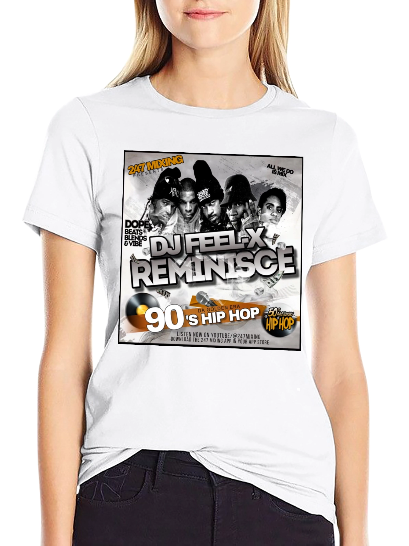 DJ Feel-X 90s Hip Hop T-Shirt