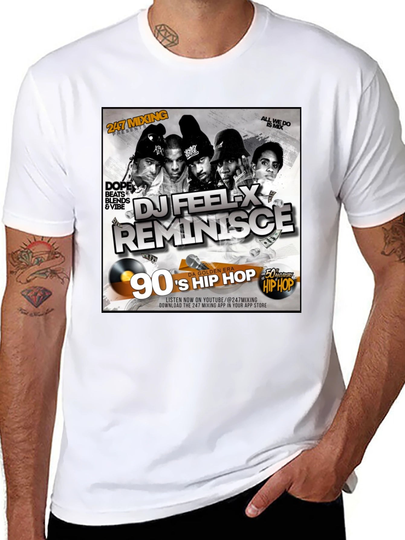 DJ Feel-X 90s Hip Hop T-Shirt