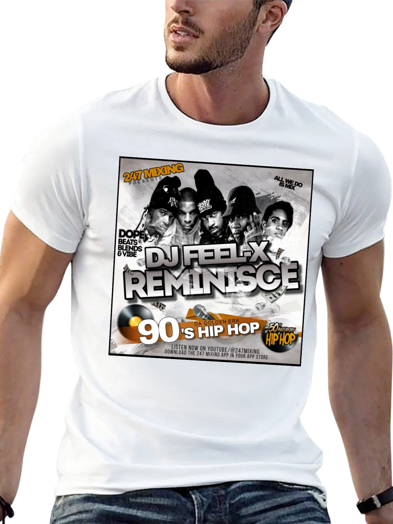 DJ Feel-X 90s Hip Hop T-Shirt