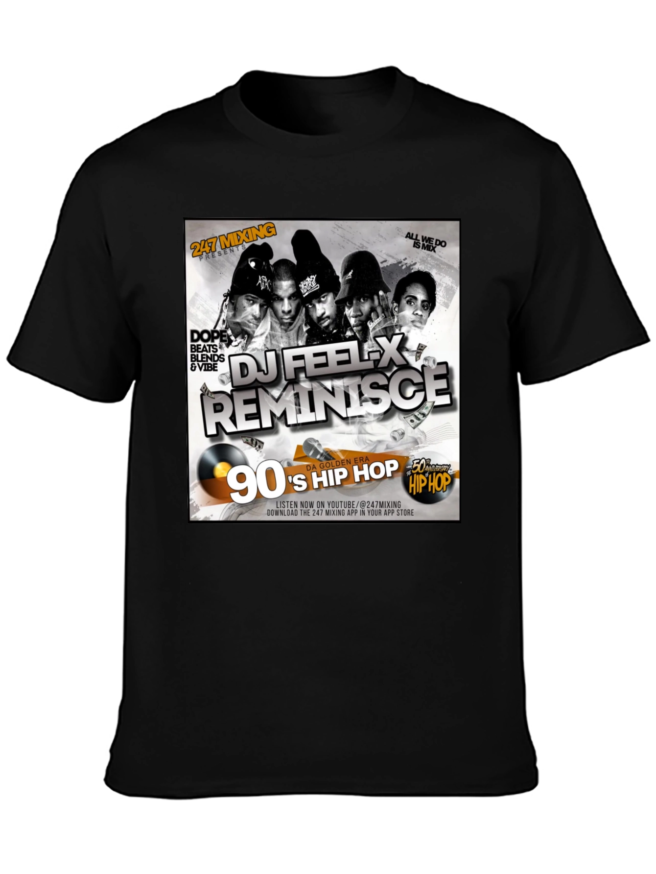 DJ Feel-X 90s Hip Hop T-Shirt