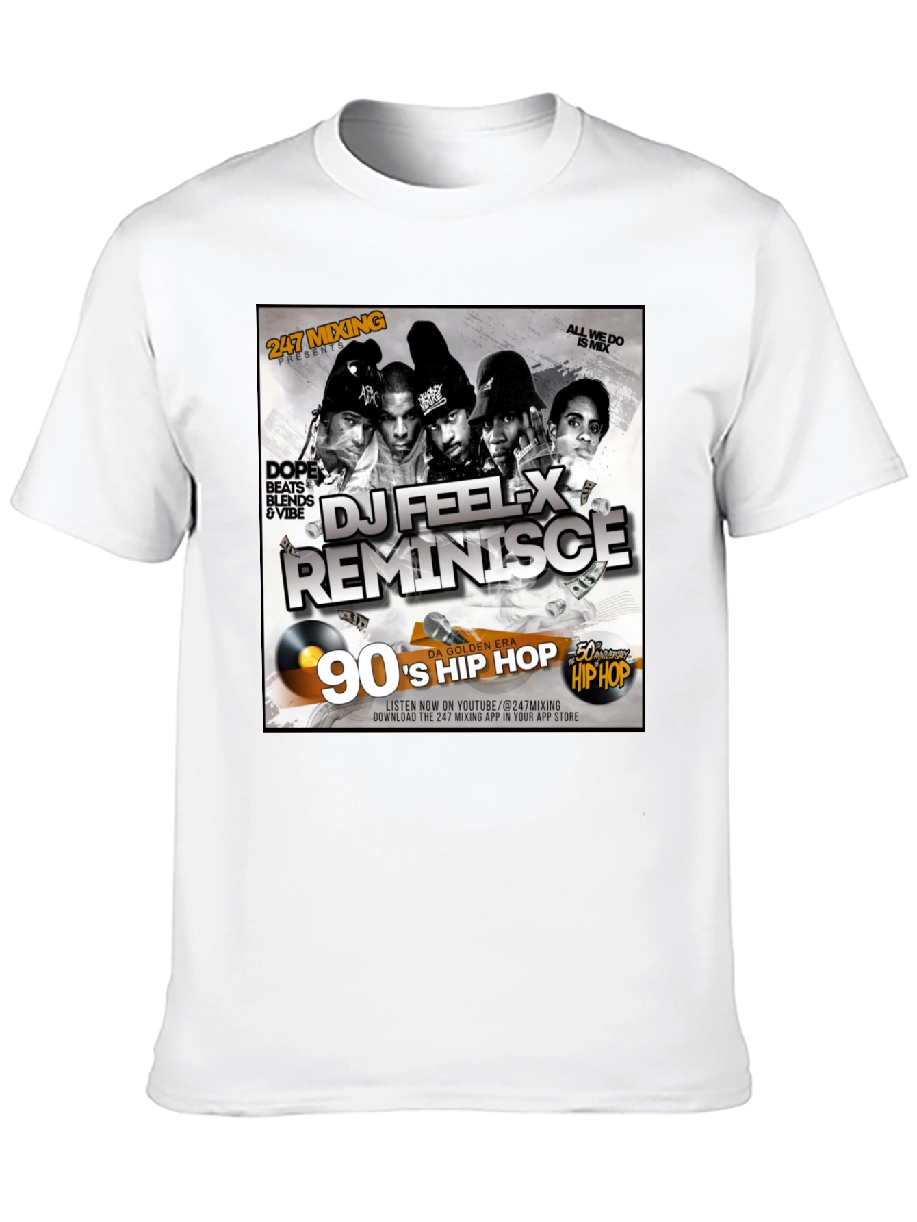 DJ Feel-X 90s Hip Hop T-Shirt