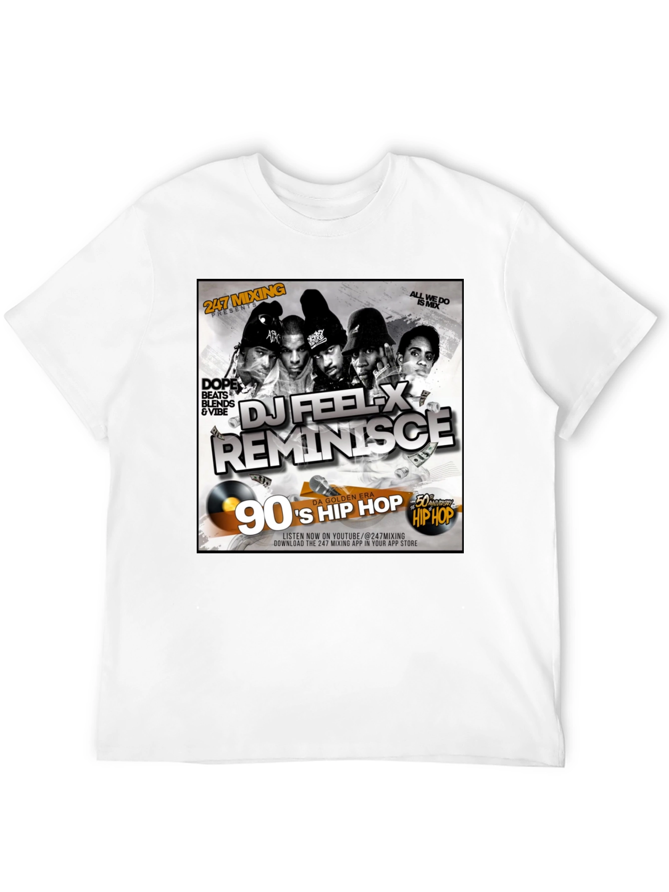 DJ Feel-X 90s Hip Hop T-Shirt