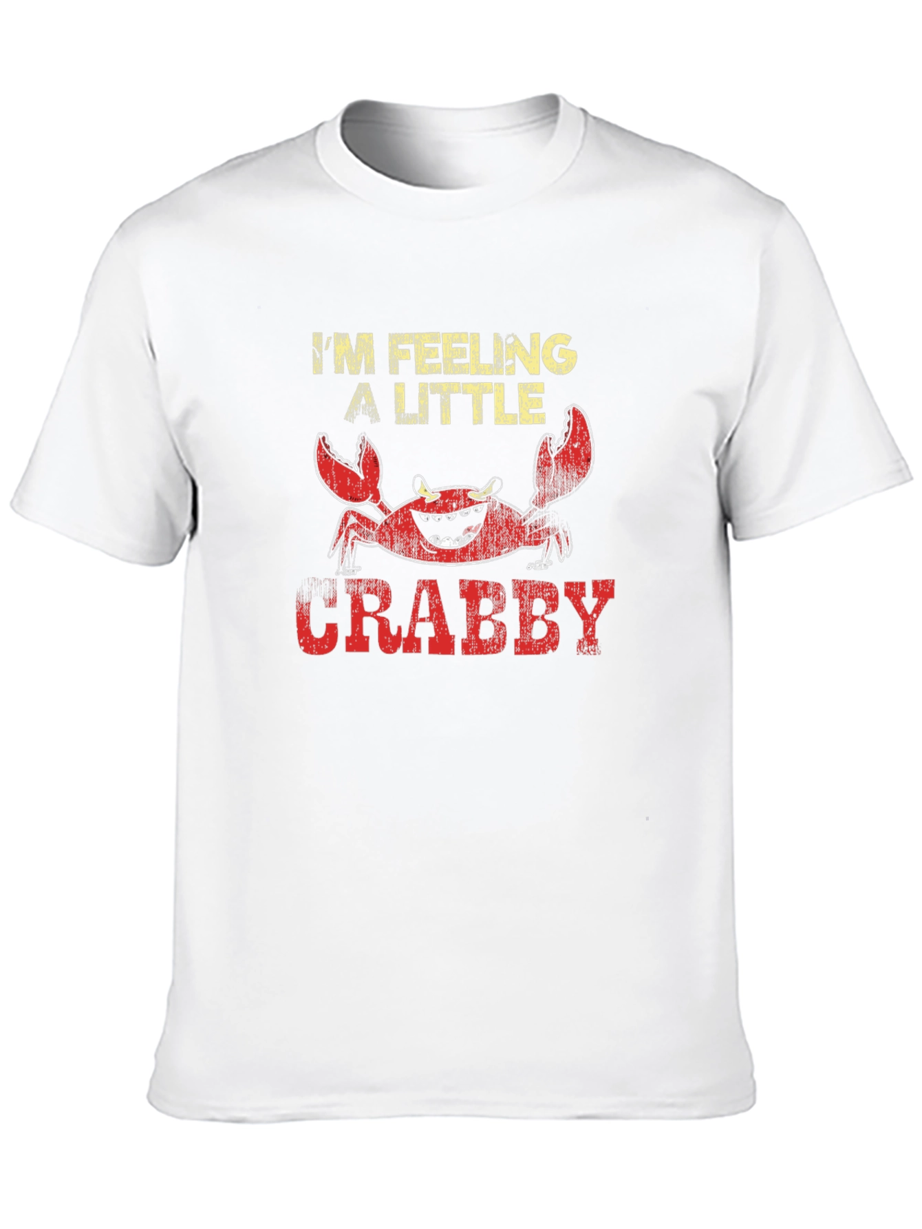 Feeling A Little Crabby T-Shirt Funny Crab Tee