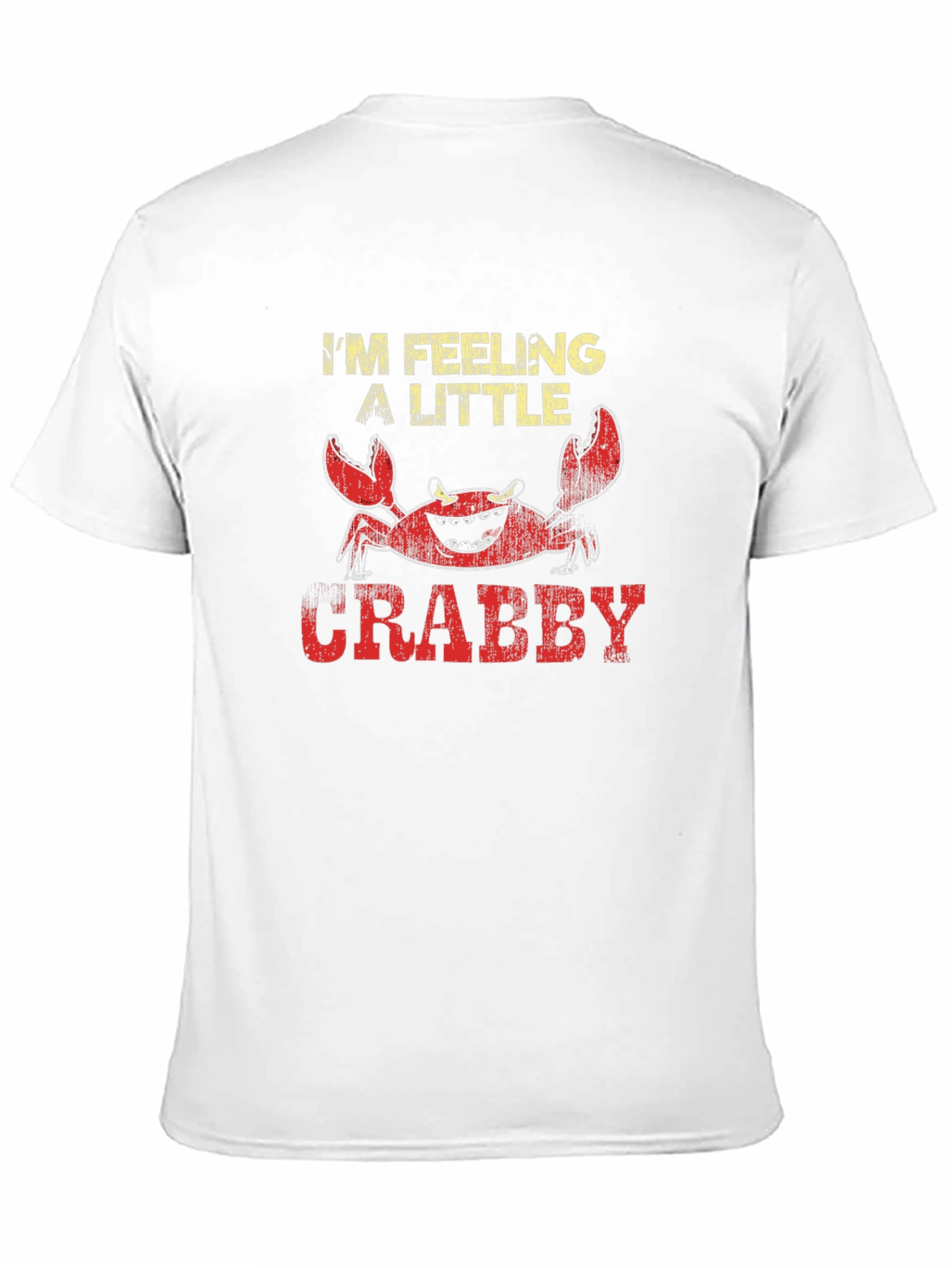 Feeling A Little Crabby T-Shirt Funny Crab Tee