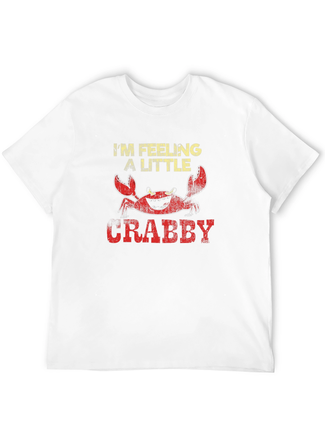 Feeling A Little Crabby T-Shirt Funny Crab Tee
