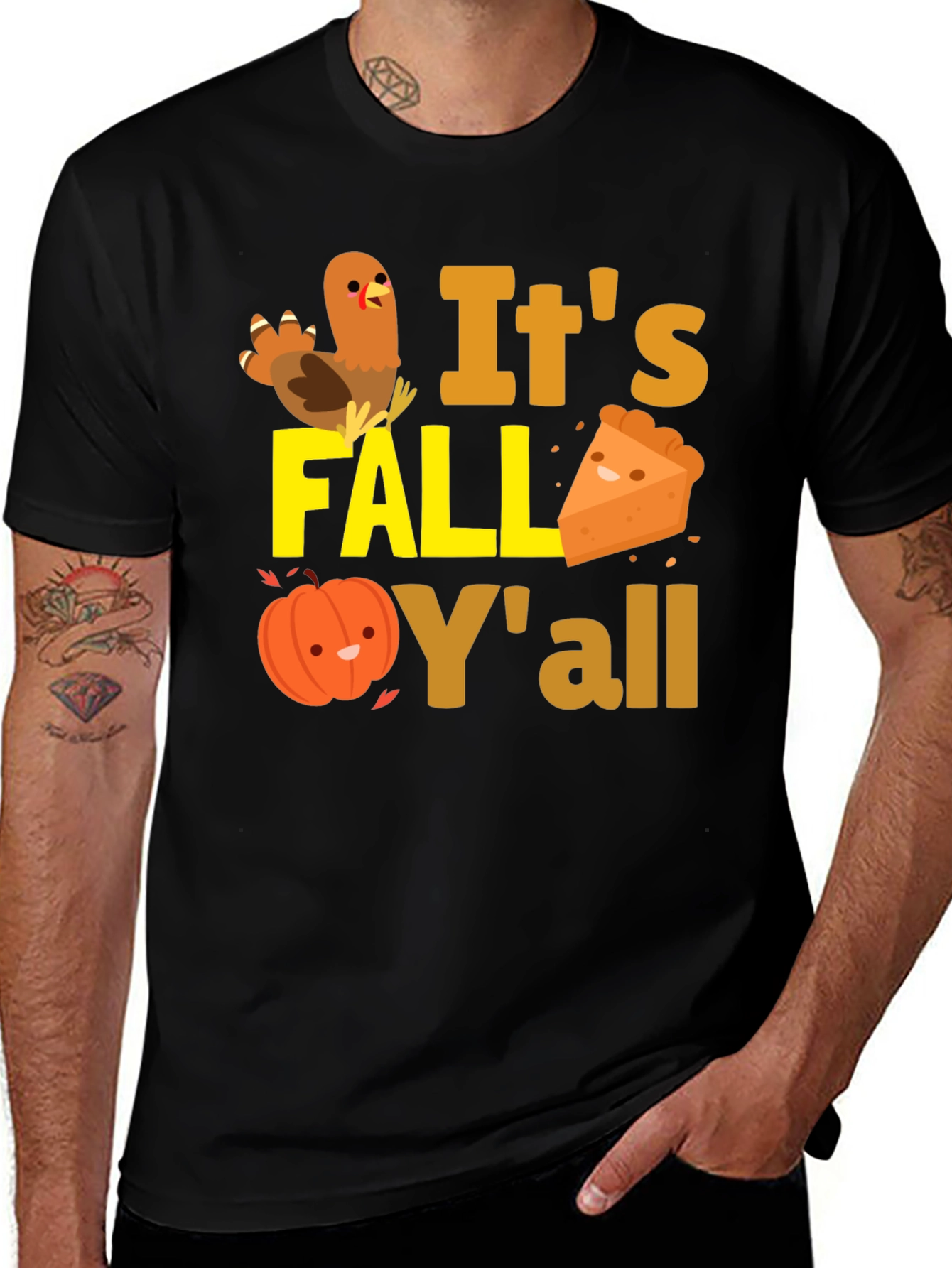 Its Fall Yall Thanksgiving T-Shirt
