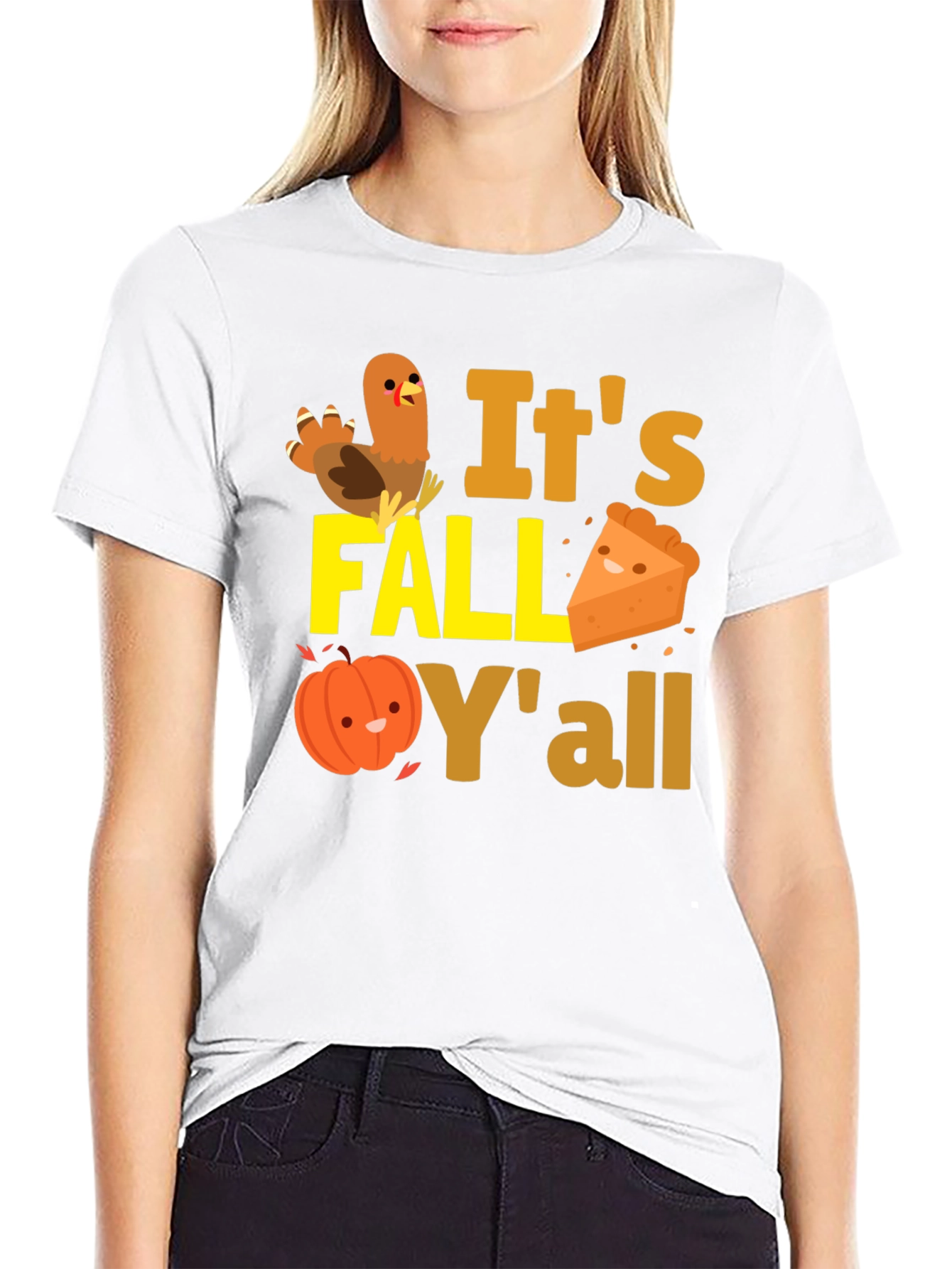 Its Fall Yall Thanksgiving T-Shirt