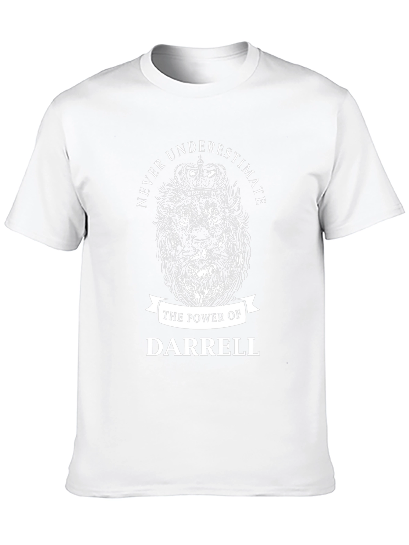 Never Underestimate Darrell Lion Graphic Tee