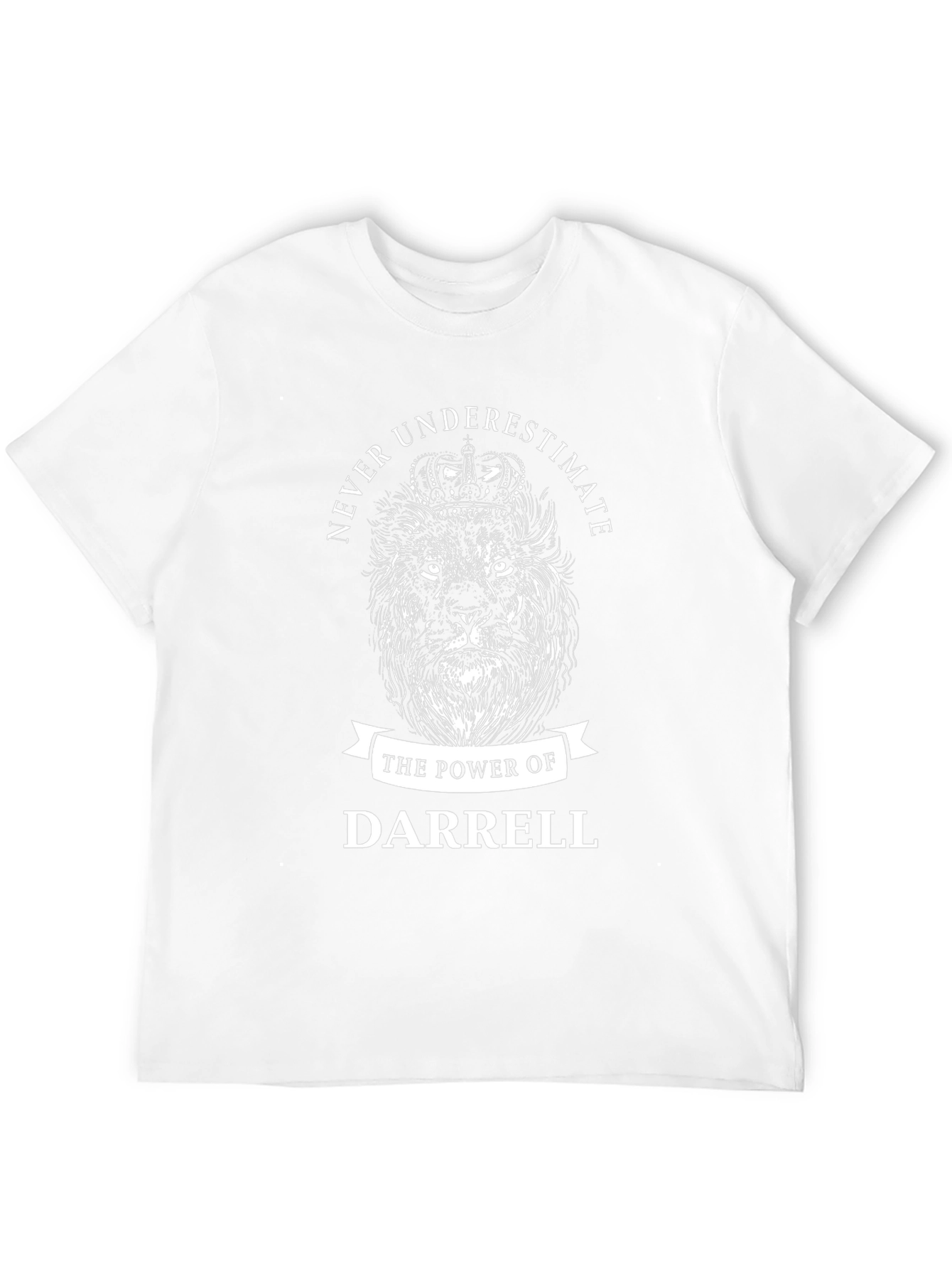Never Underestimate Darrell Lion Graphic Tee