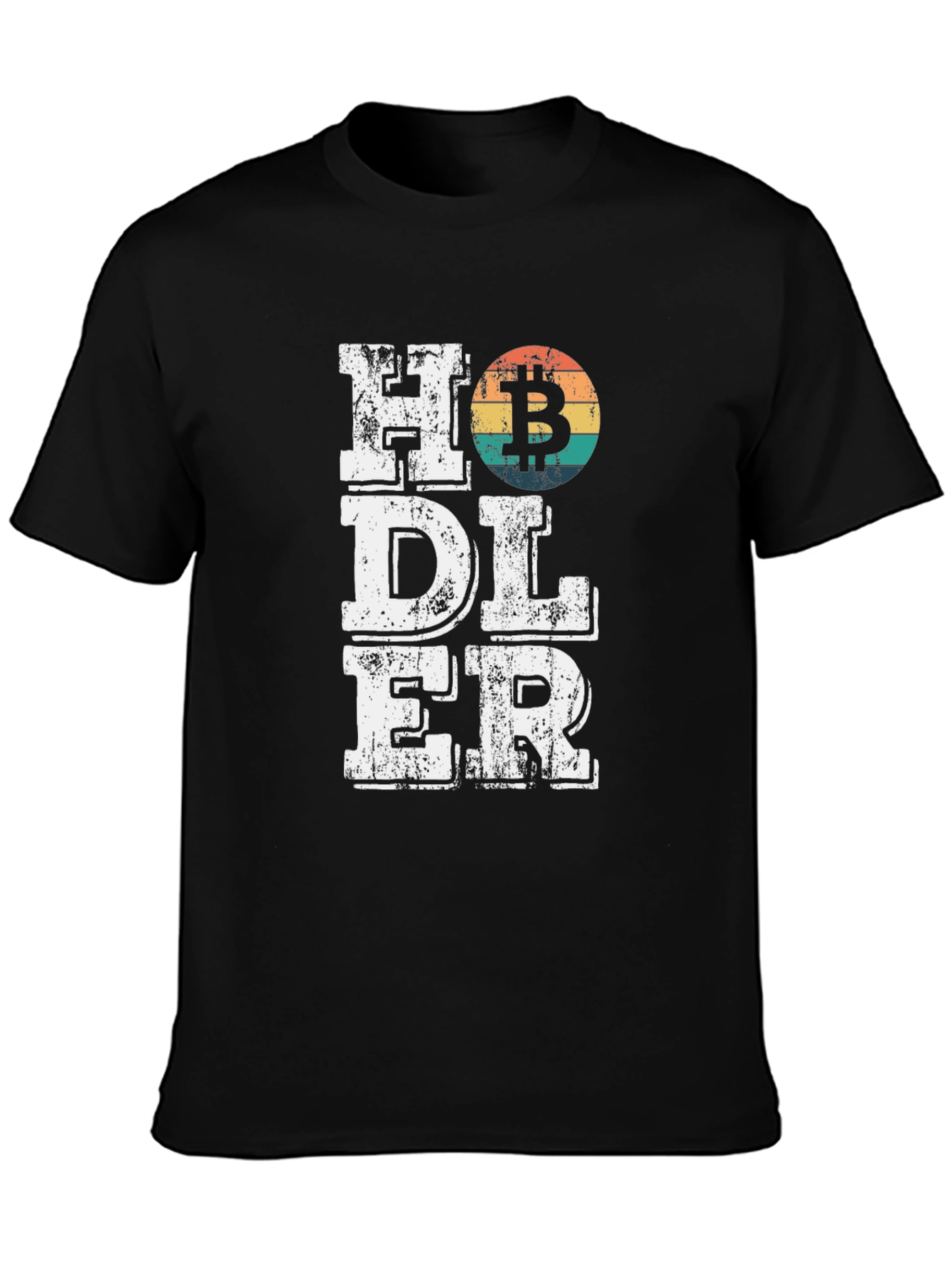 HODLER Bitcoin Crypto T-Shirt - Black