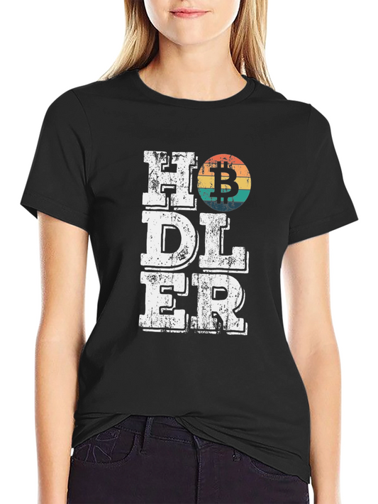 HODLER Bitcoin Crypto T-Shirt - Black