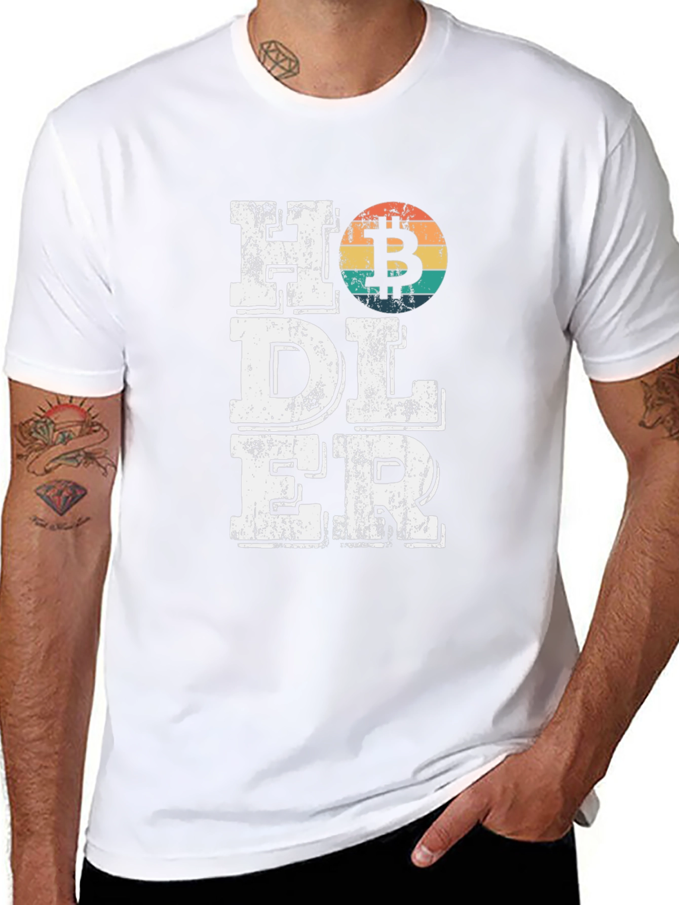 HODLER Bitcoin Crypto T-Shirt - Black