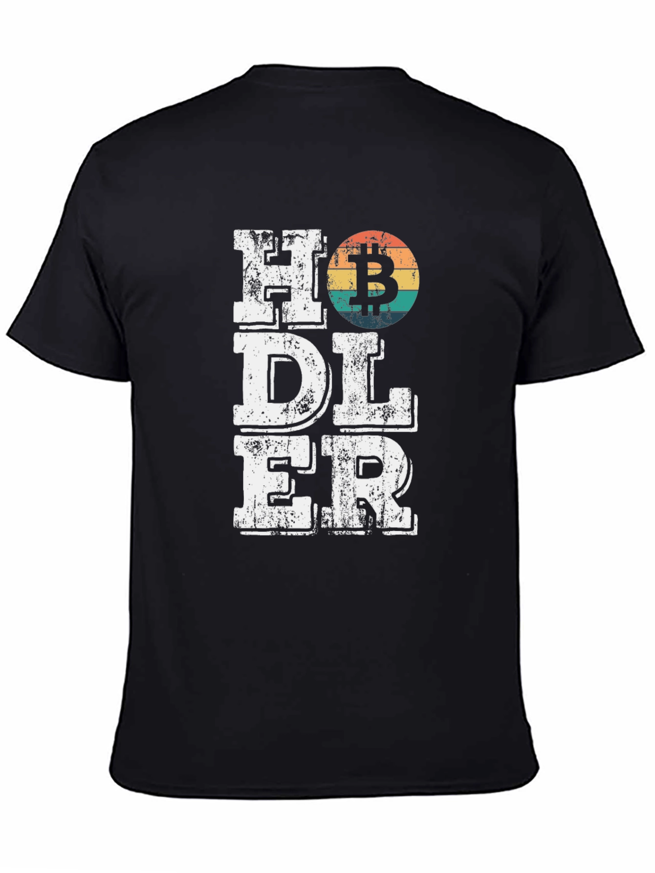 HODLER Bitcoin Crypto T-Shirt - Black