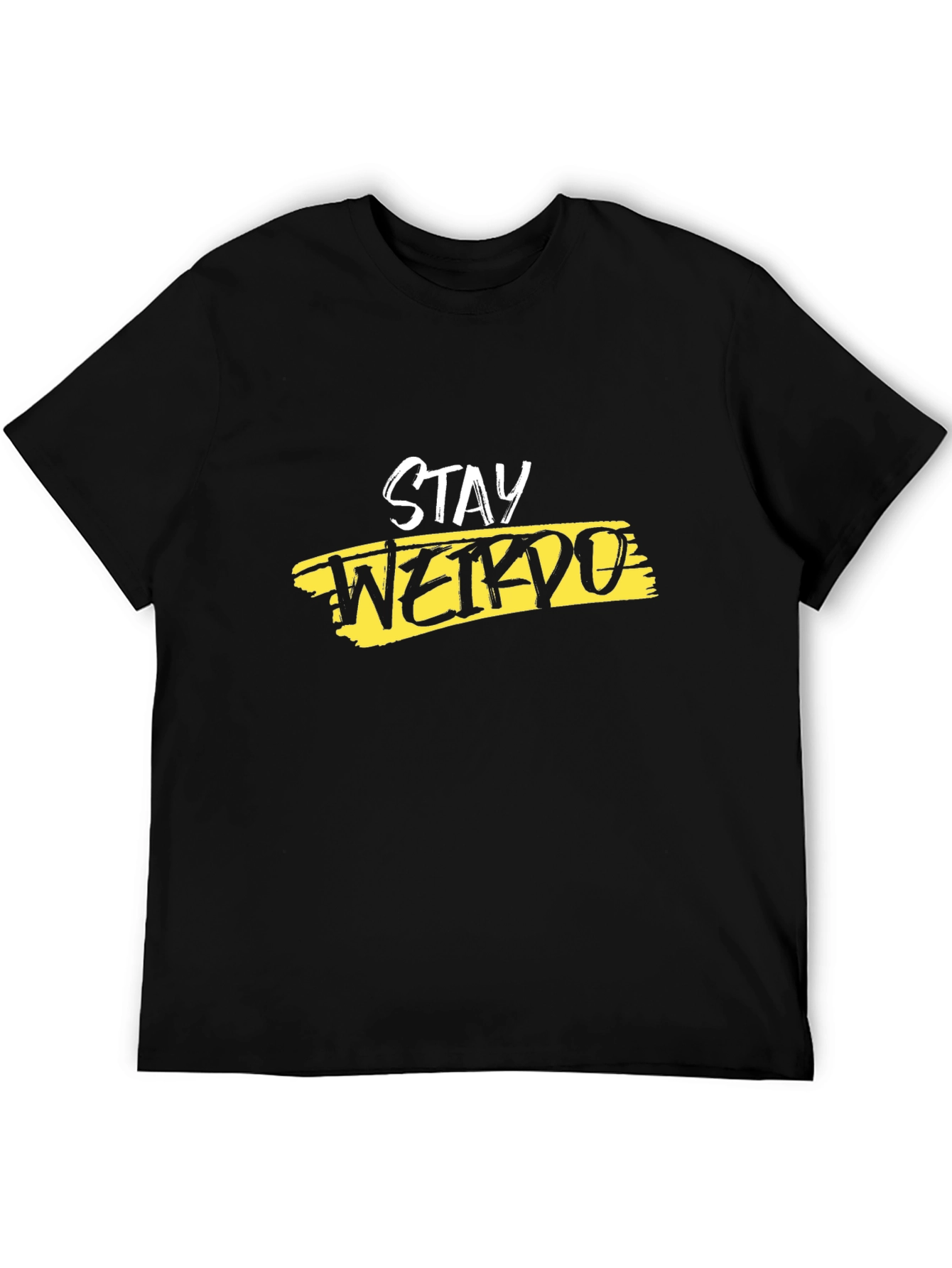Stay Weirdo Black T-Shirt