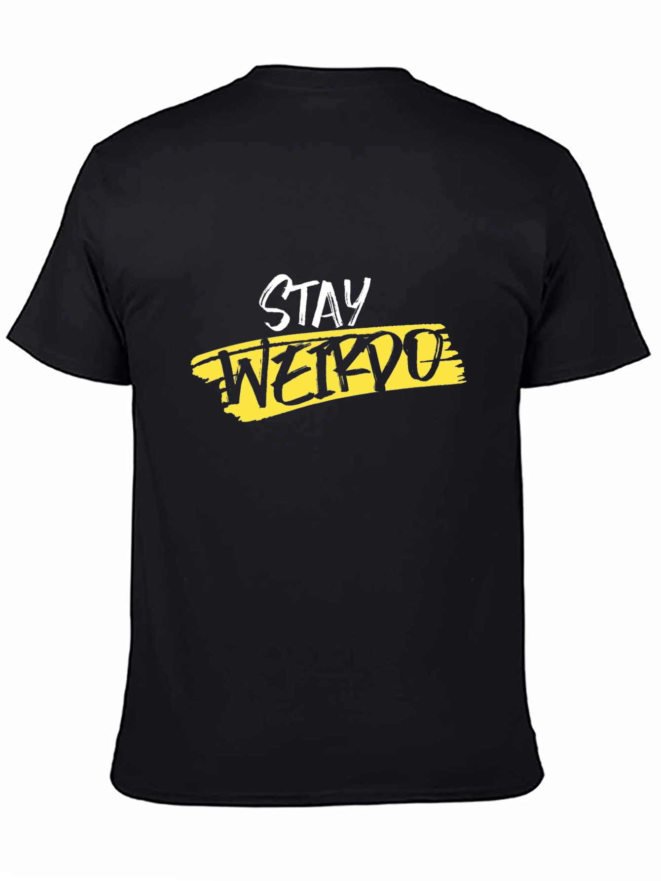 Stay Weirdo Black T-Shirt