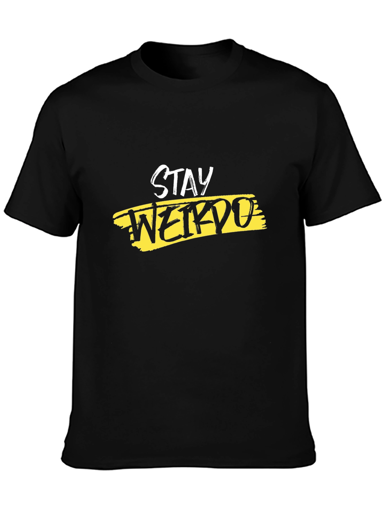 Stay Weirdo Black T-Shirt