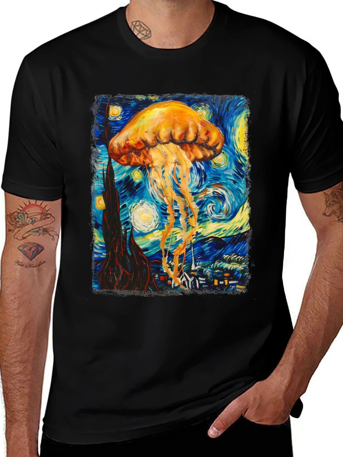 Starry Jellyfish T-Shirt