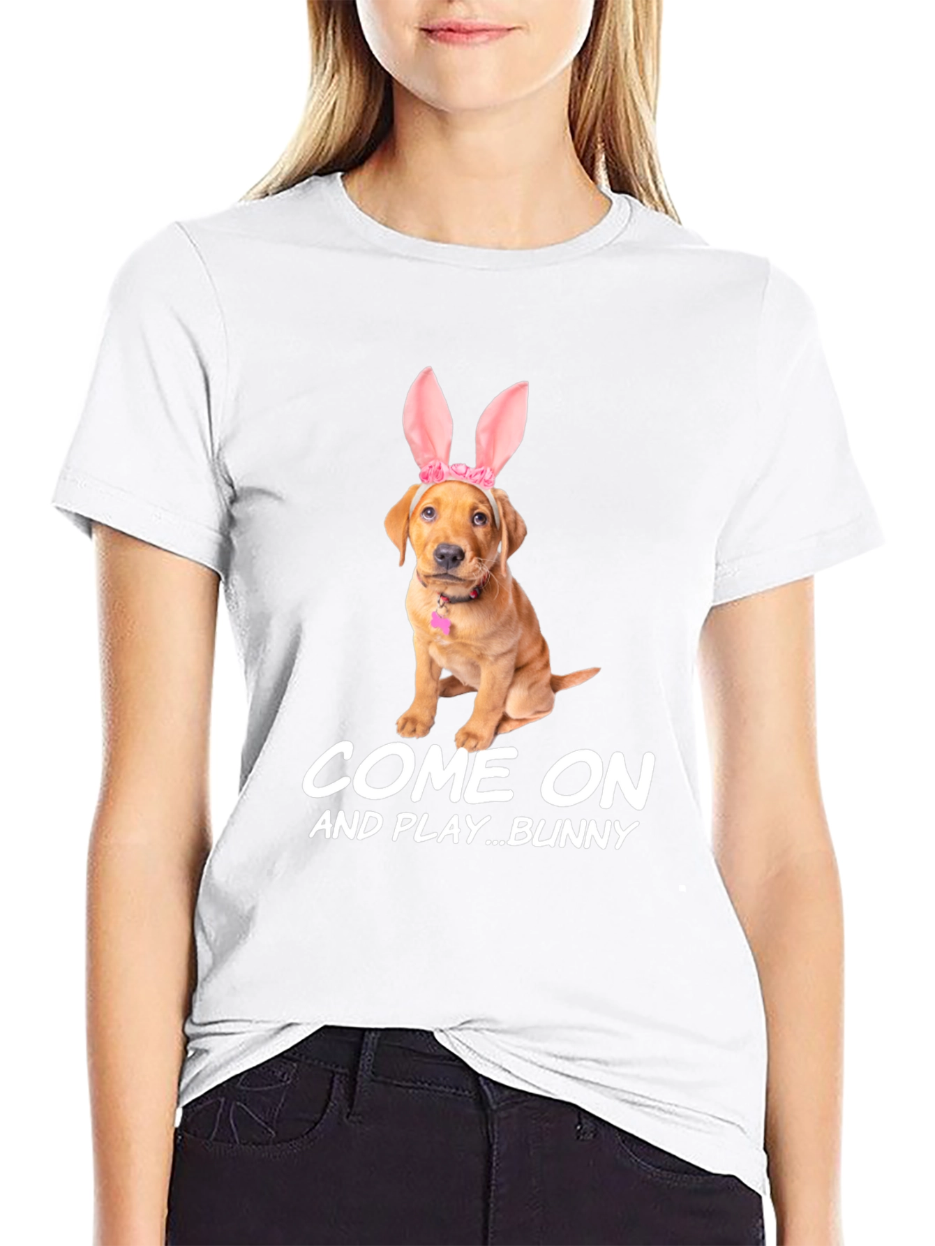 Come On and Play Bunny T-Shirt