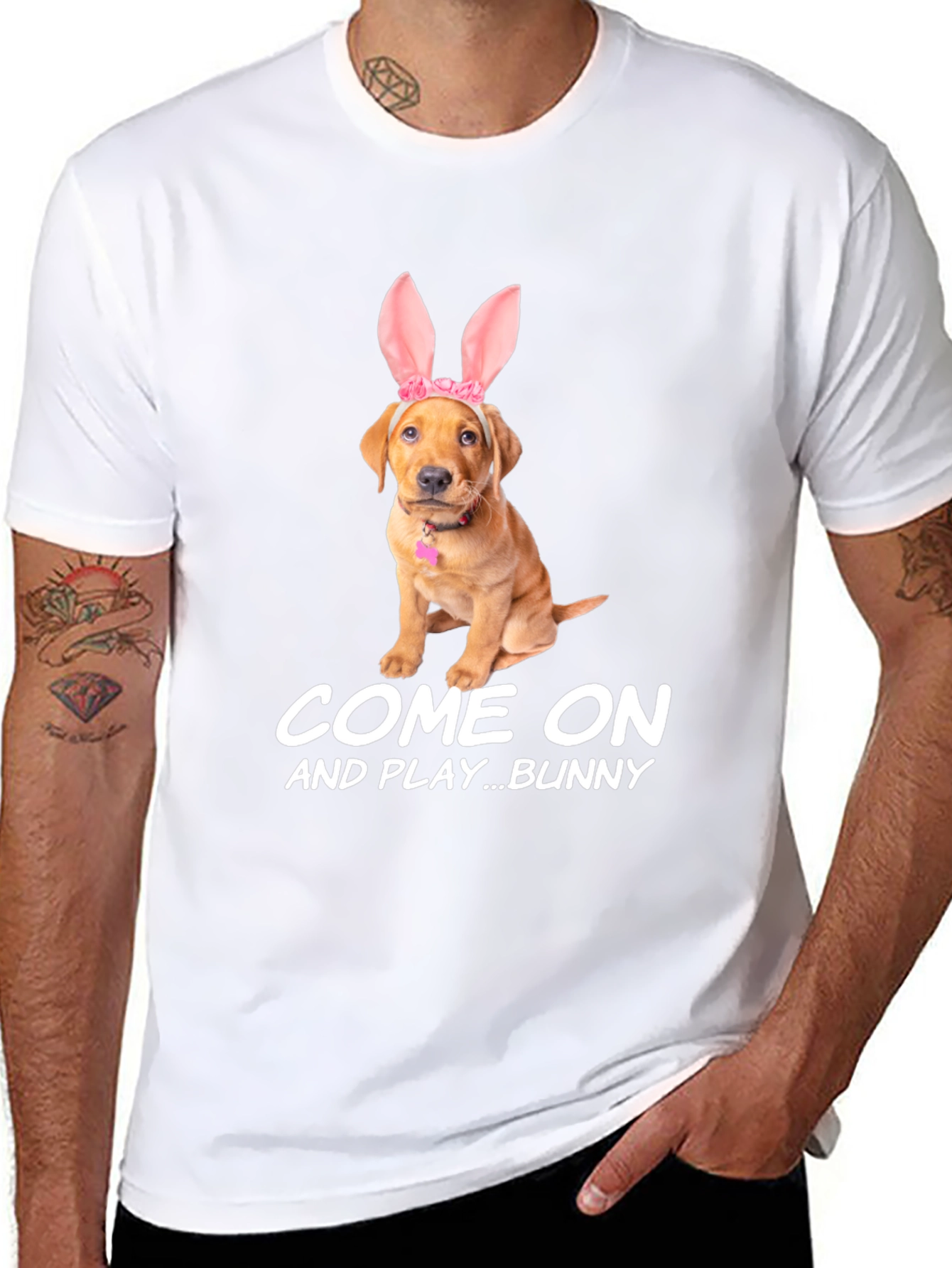 Come On and Play Bunny T-Shirt
