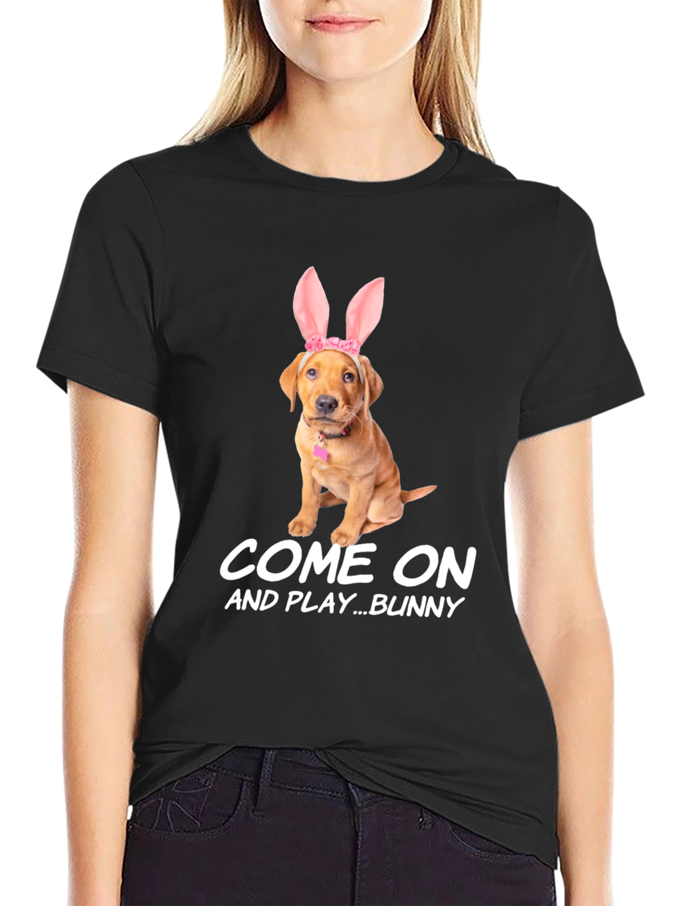 Come On and Play Bunny T-Shirt