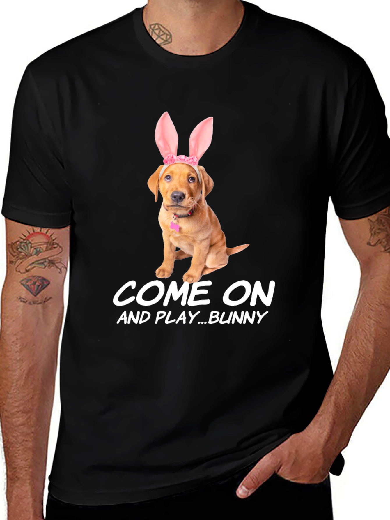 Come On and Play Bunny T-Shirt