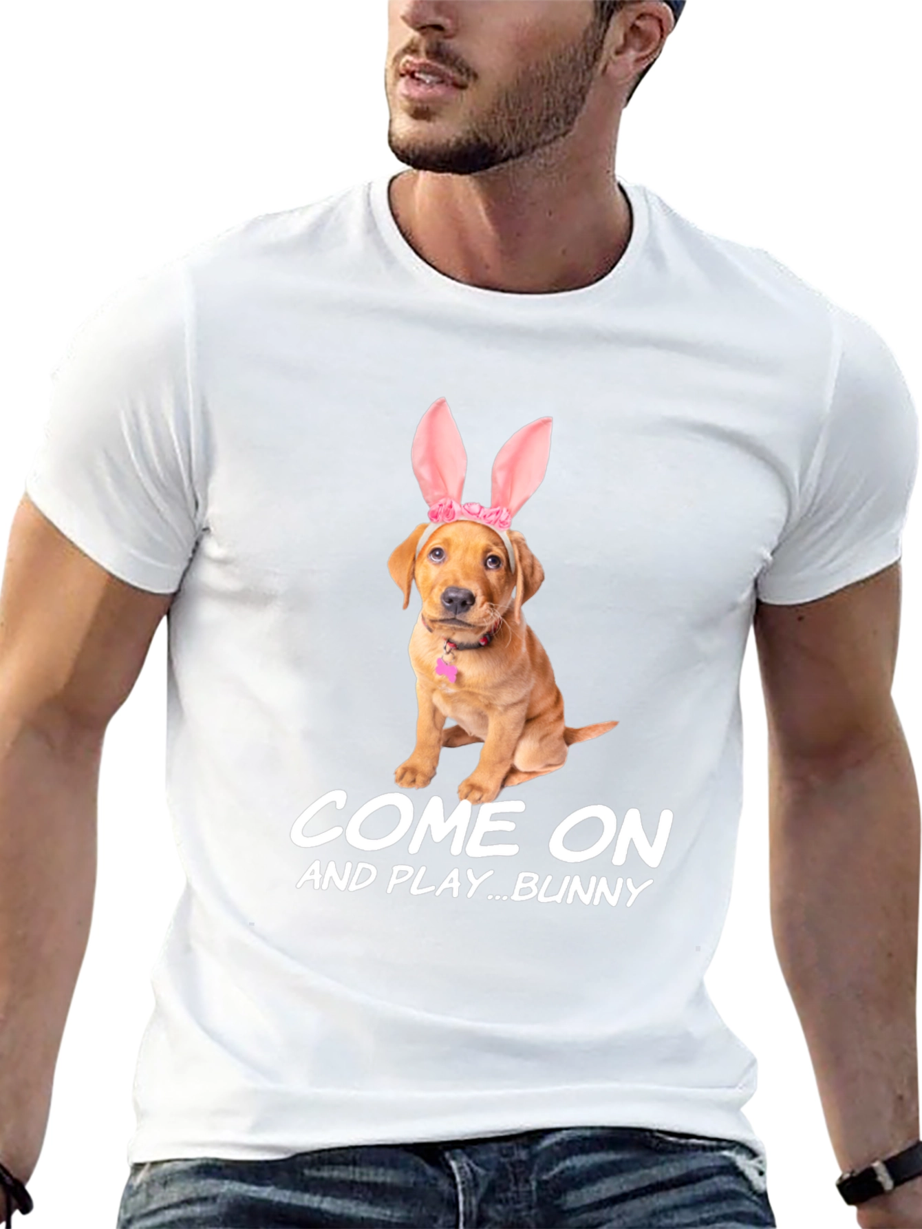 Come On and Play Bunny T-Shirt