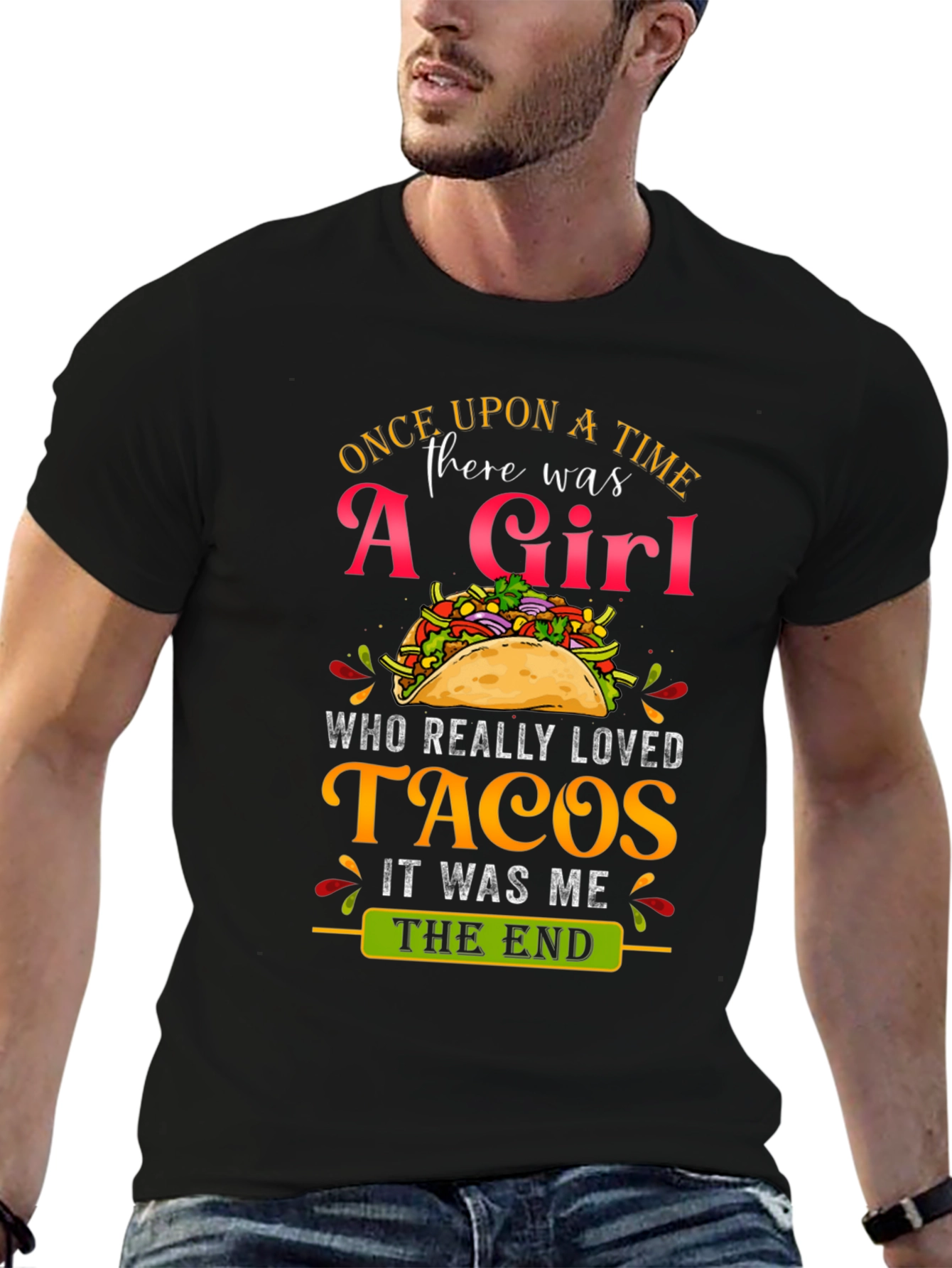 Taco Lover Novelty T-Shirt