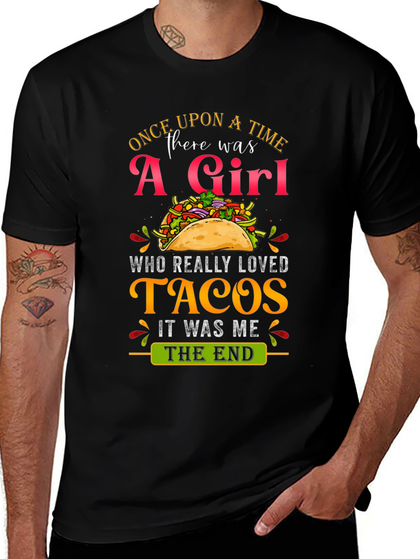 Taco Lover Novelty T-Shirt