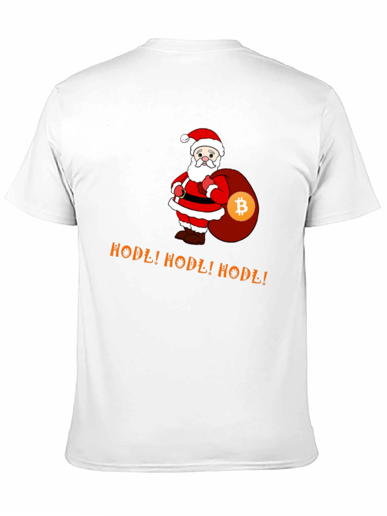HODL Bitcoin Santa T-Shirt