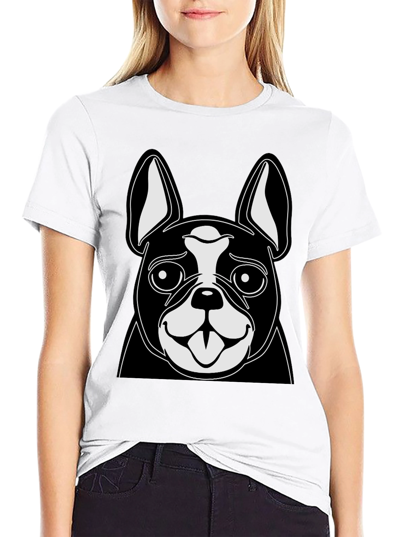 Boston Terrier Graphic Tee - Cute Dog Lover Shirt