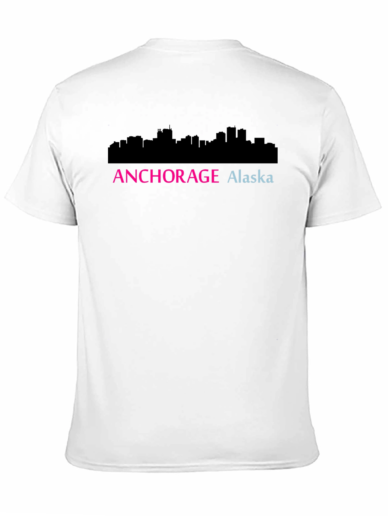 Anchorage Alaska Skyline Graphic Tee