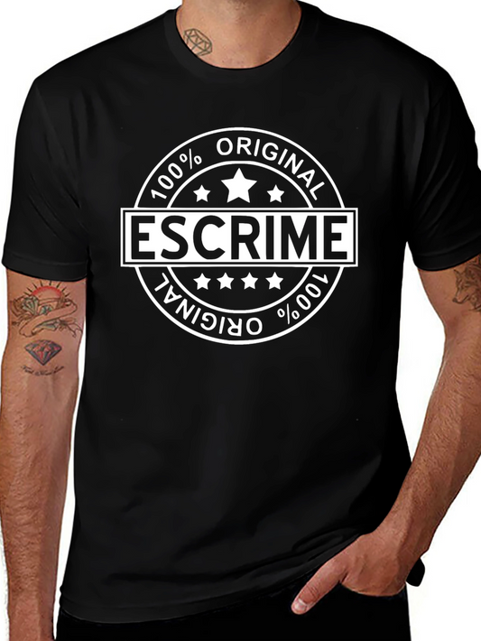 100% Original Escrime Black T-Shirt