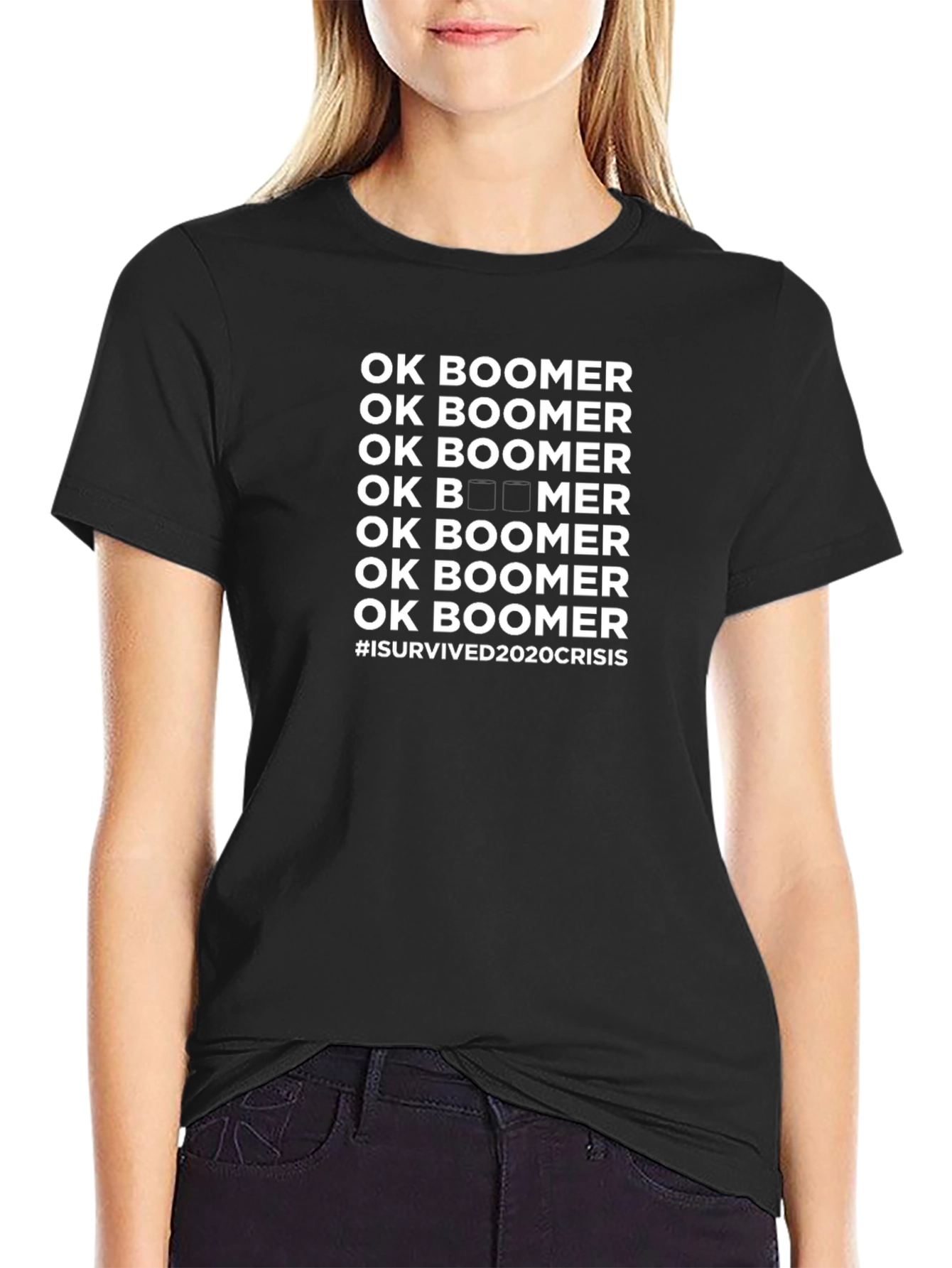 Ok Boomer T-Shirt - I Survived 2020 Crisis