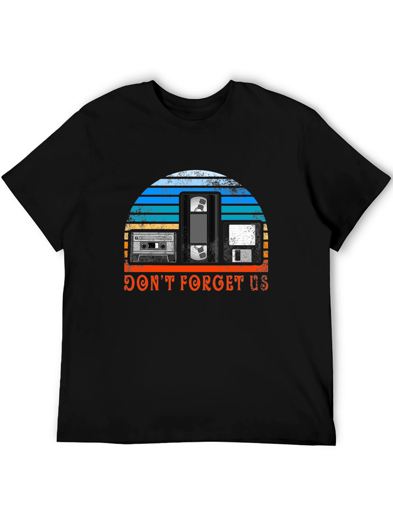 Retro Media T-Shirt - Dont Forget Us!