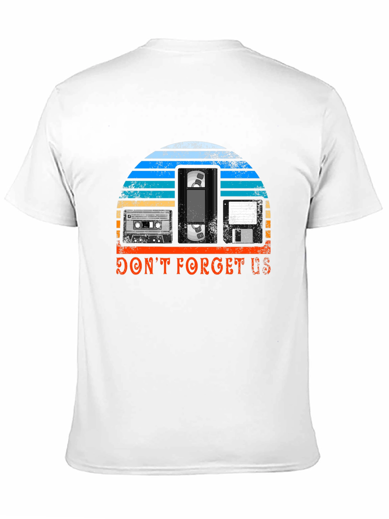 Retro Media T-Shirt - Dont Forget Us!