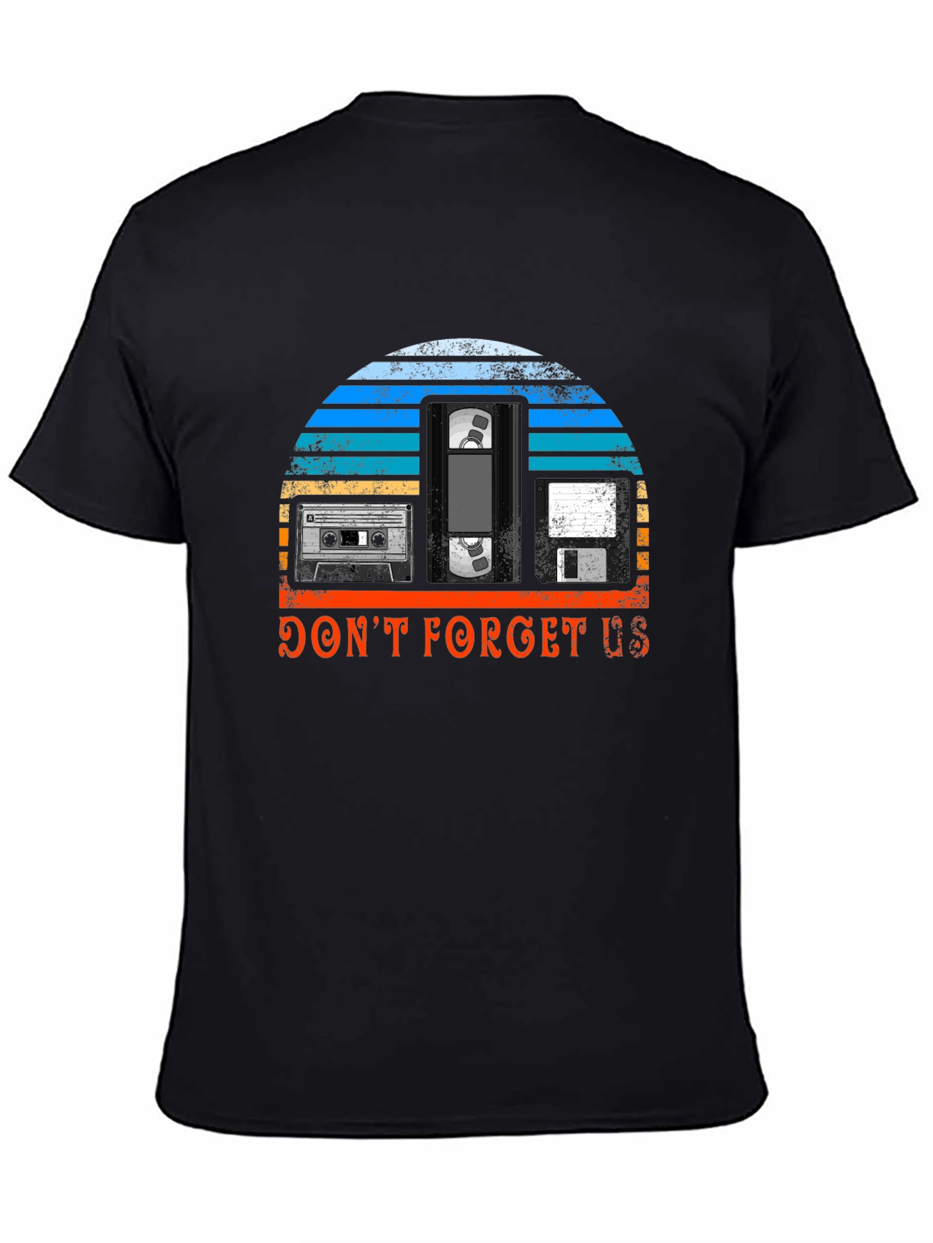 Retro Media T-Shirt - Dont Forget Us!