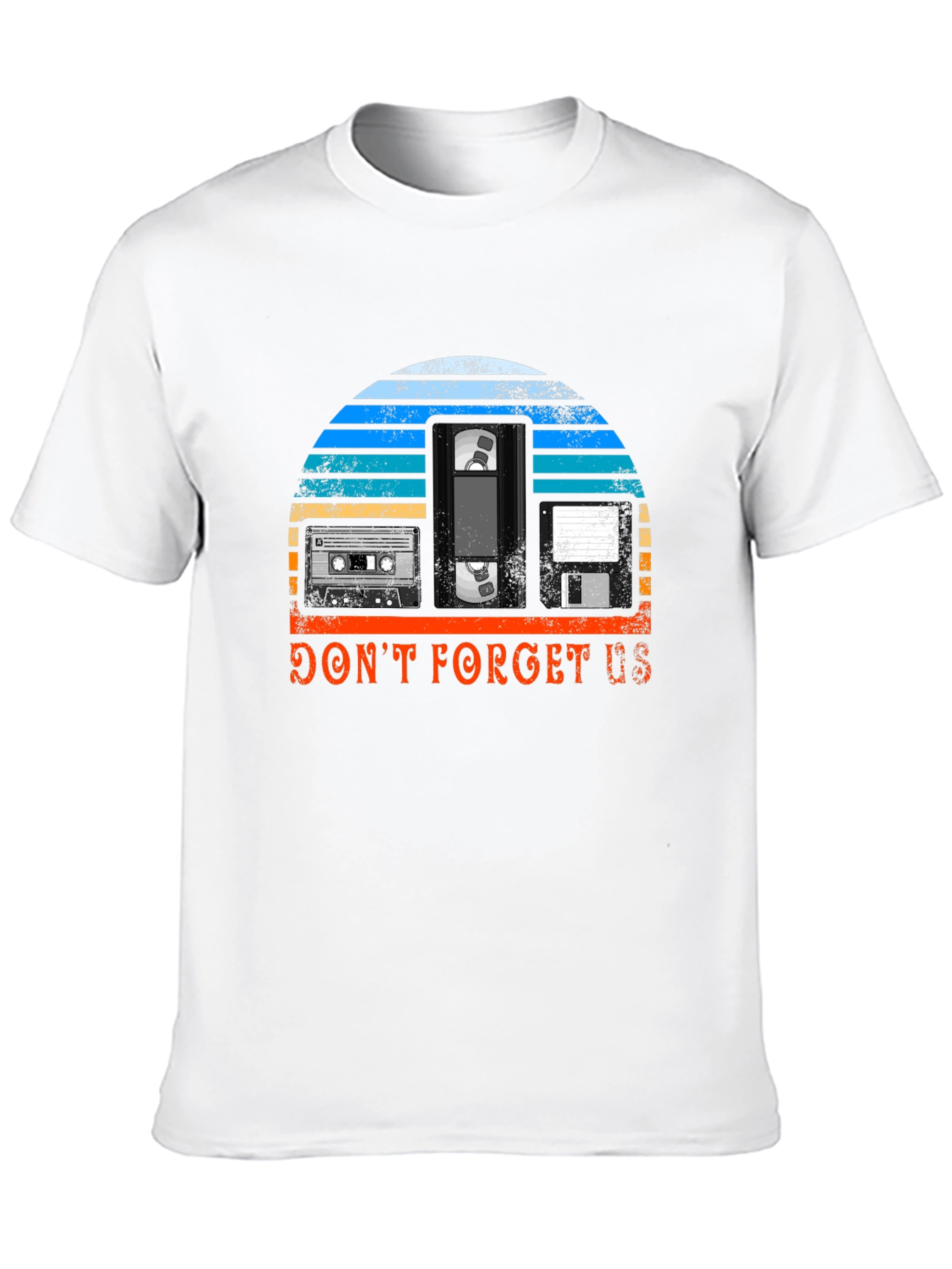 Retro Media T-Shirt - Dont Forget Us!