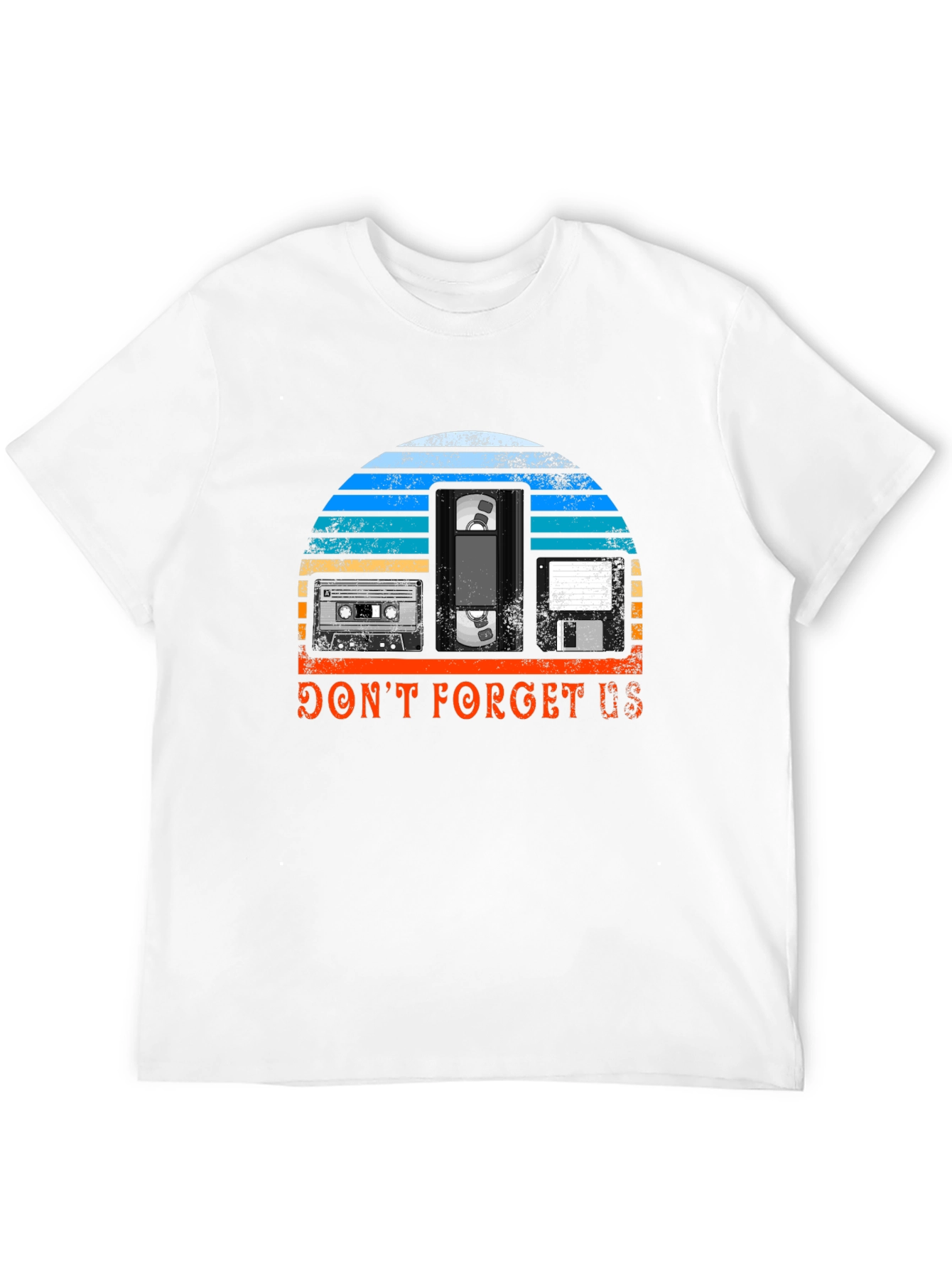 Retro Media T-Shirt - Dont Forget Us!