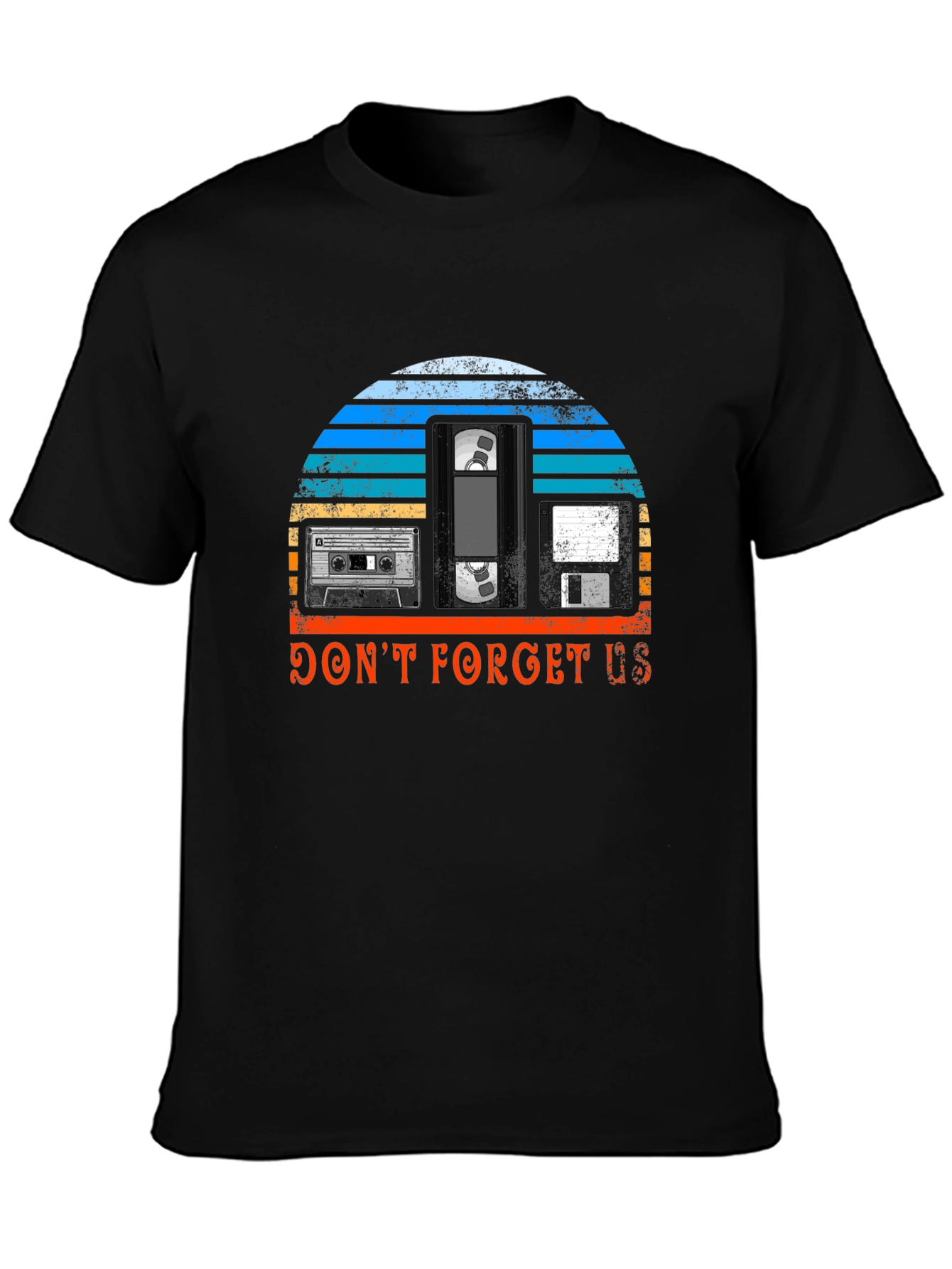Retro Media T-Shirt - Dont Forget Us!