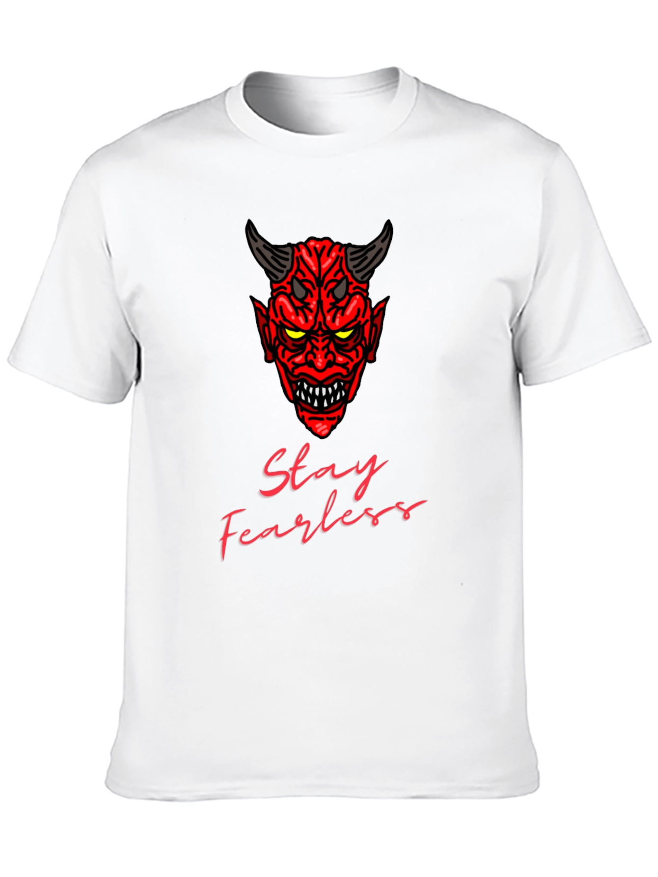Stay Fearless Devil Graphic T-Shirt