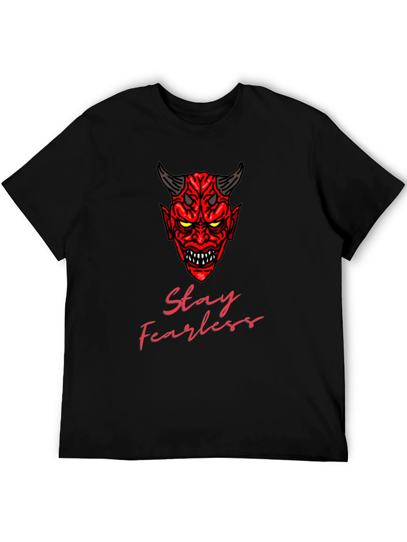 Stay Fearless Devil Graphic T-Shirt