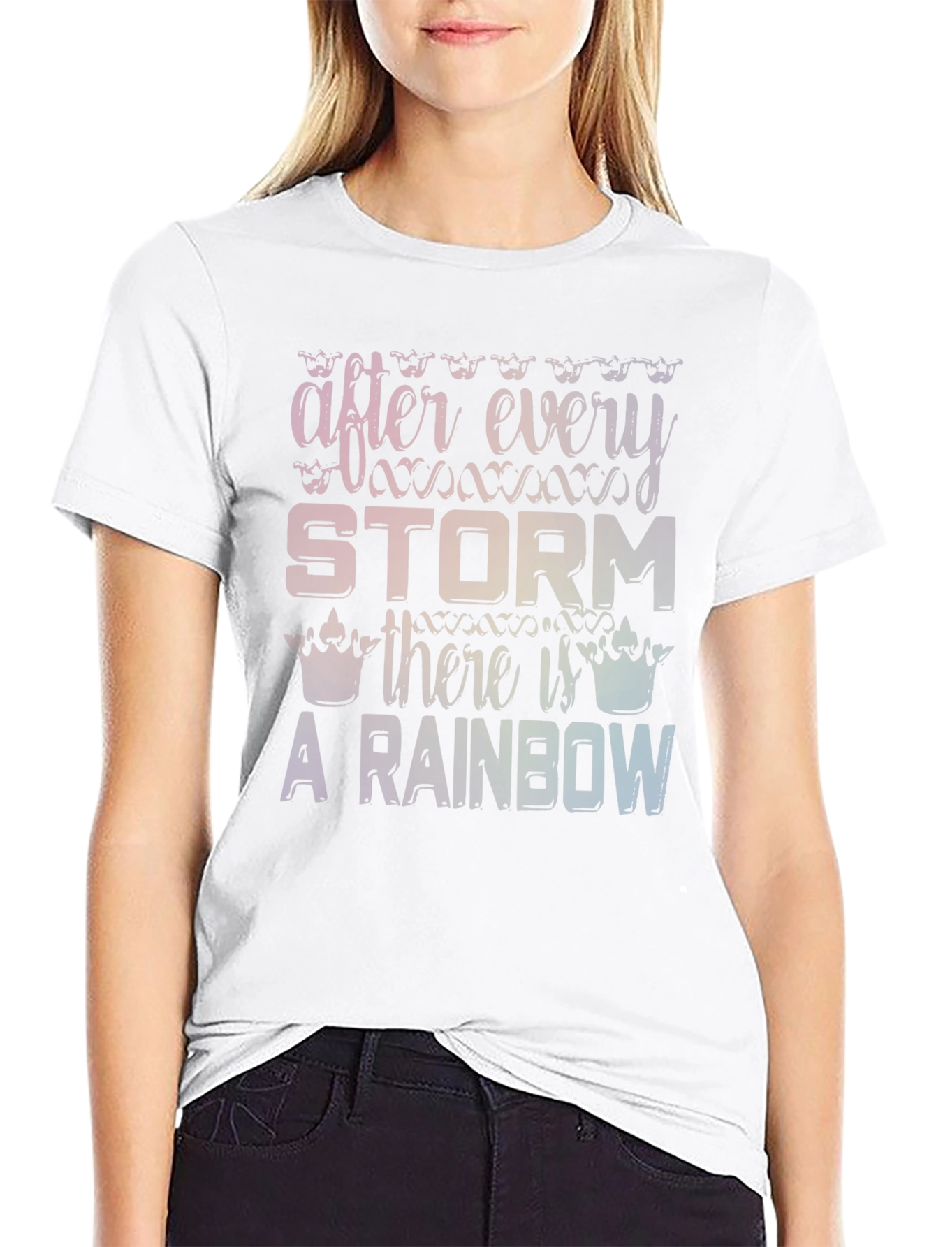 Rainbow After the Storm Graphic T-Shirt